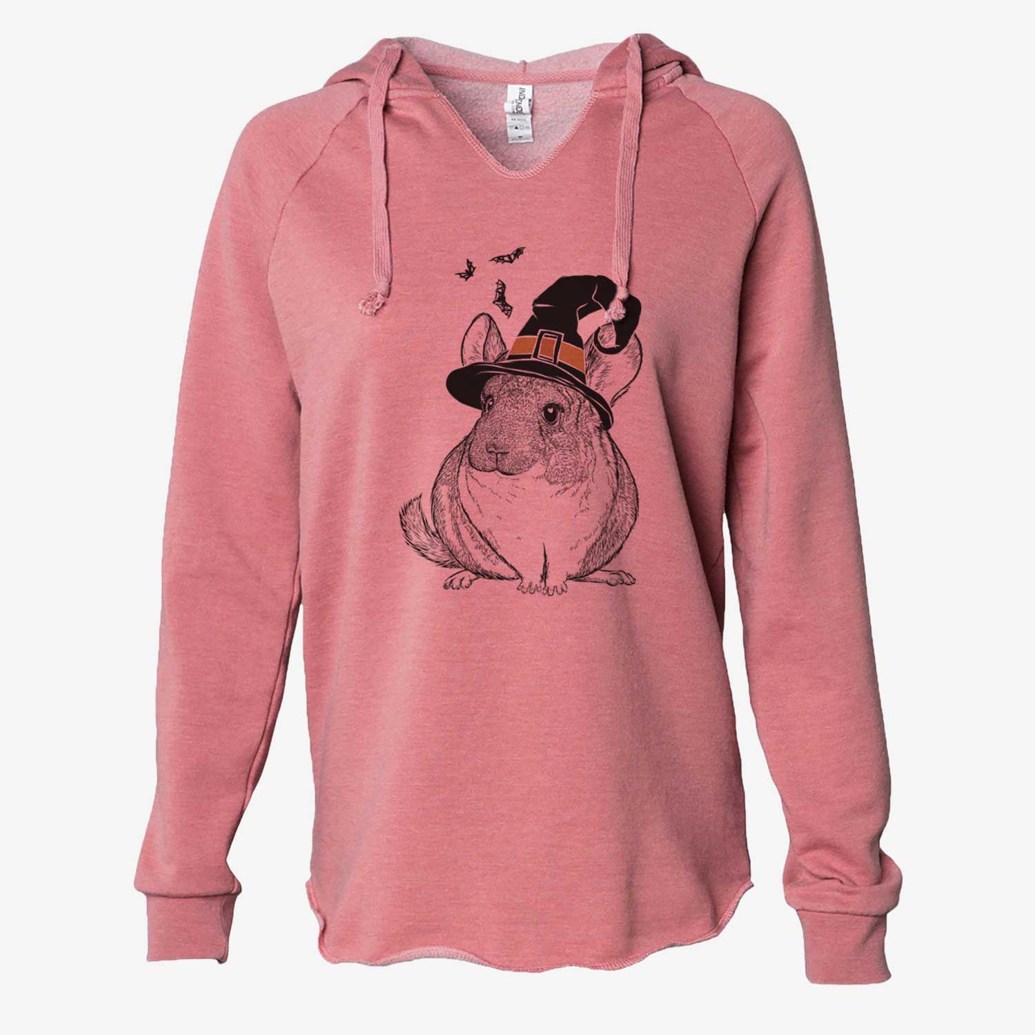 Witch Cheddar the Chinchilla - Cali Wave Hooded Sweatshirt