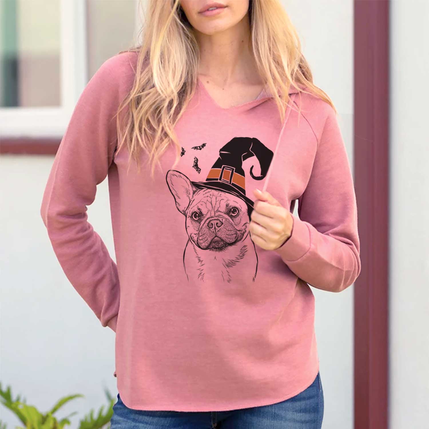 Witch Chew Chew the French Bulldog - Cali Wave Hooded Sweatshirt