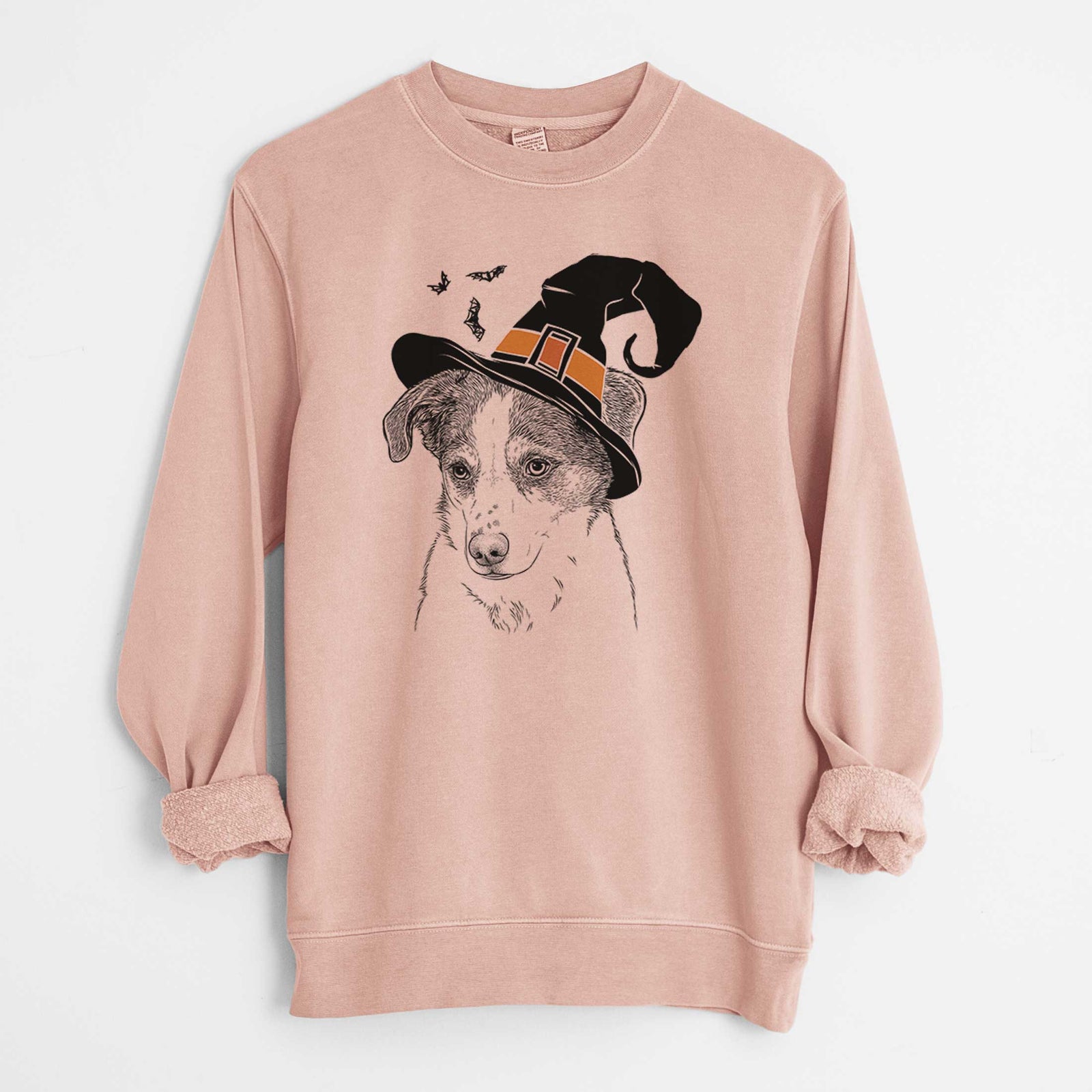 Witch Coco the Beagle Mix - Unisex Pigment Dyed Crew Sweatshirt