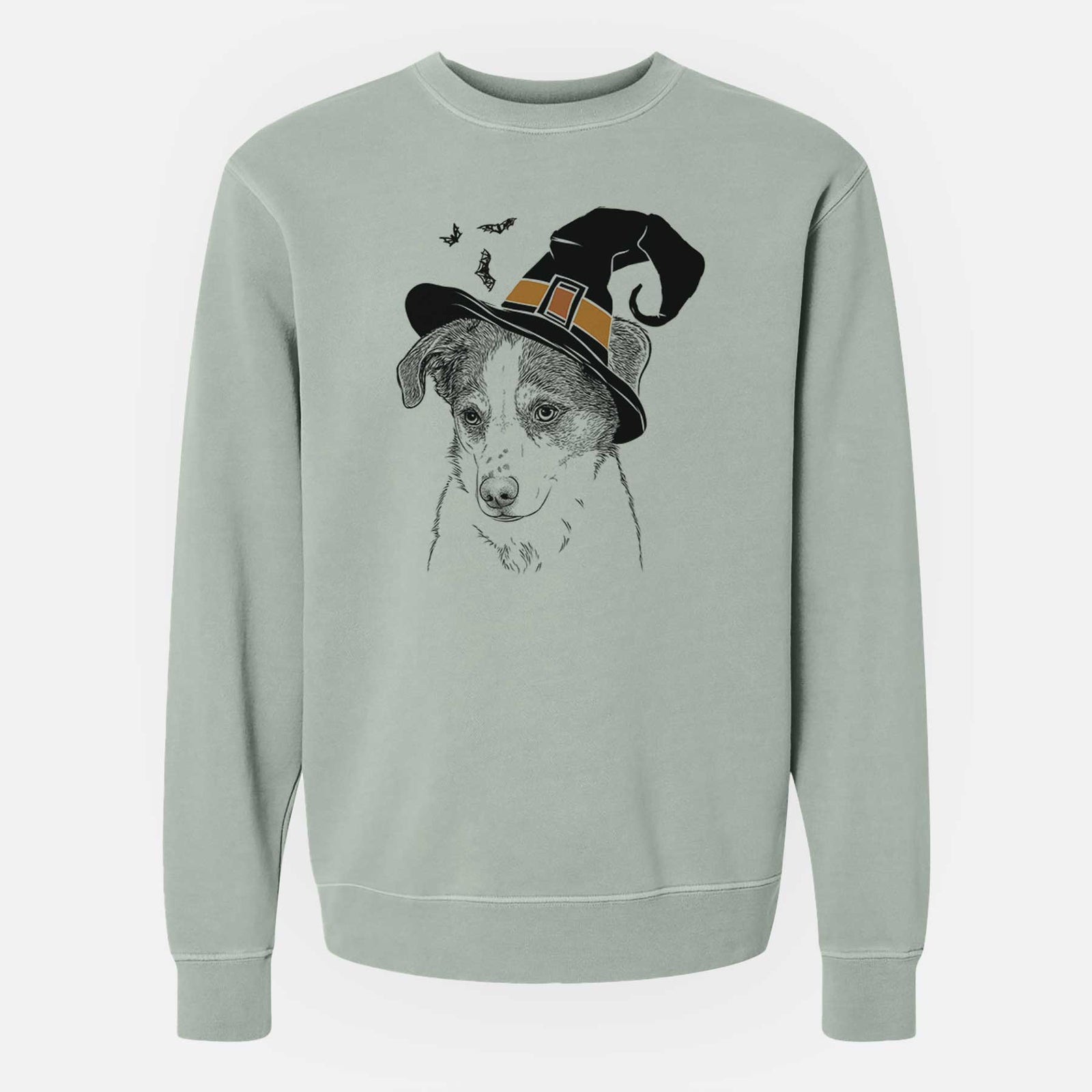 Witch Coco the Beagle Mix - Unisex Pigment Dyed Crew Sweatshirt