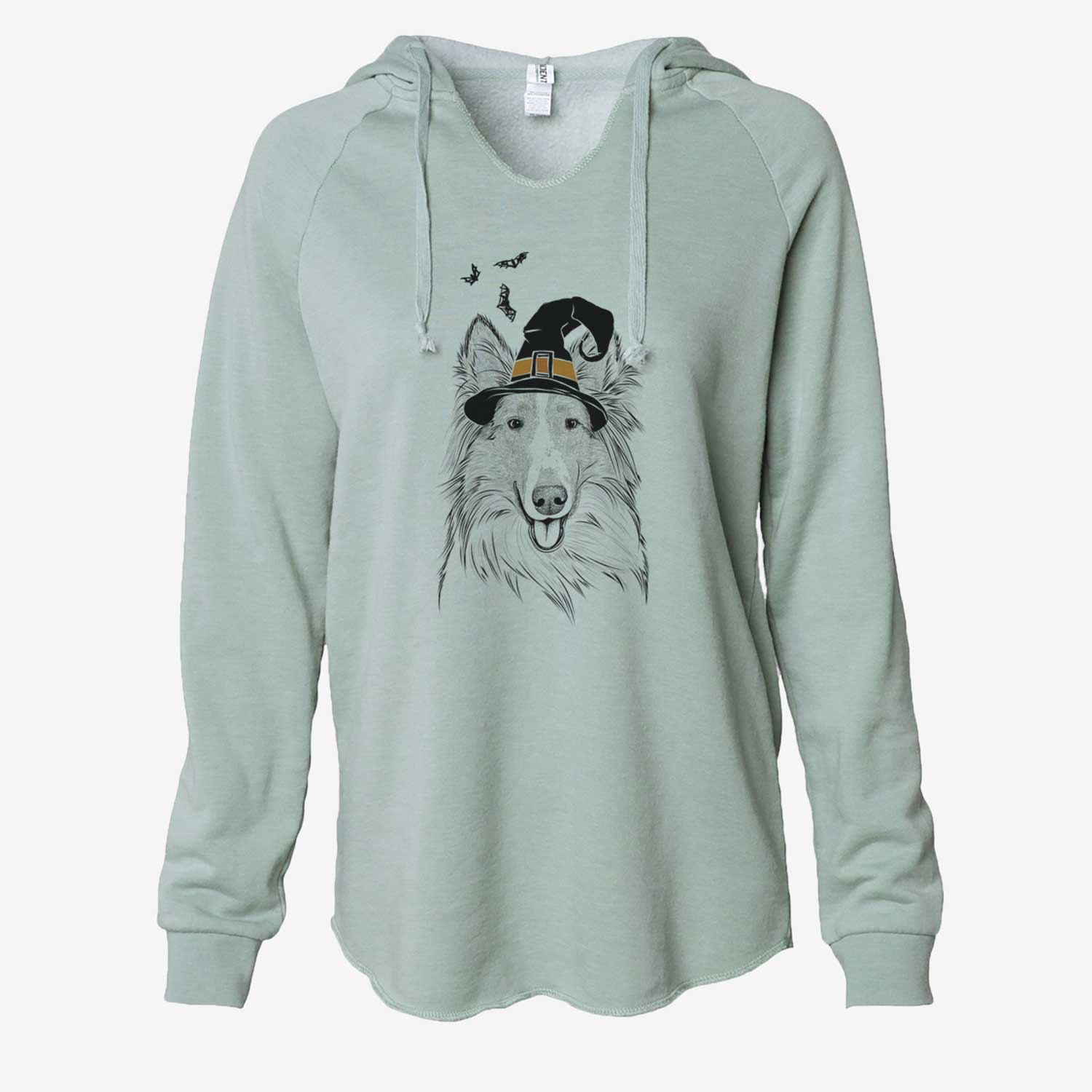 Witch Conrad the Rough Collie - Cali Wave Hooded Sweatshirt