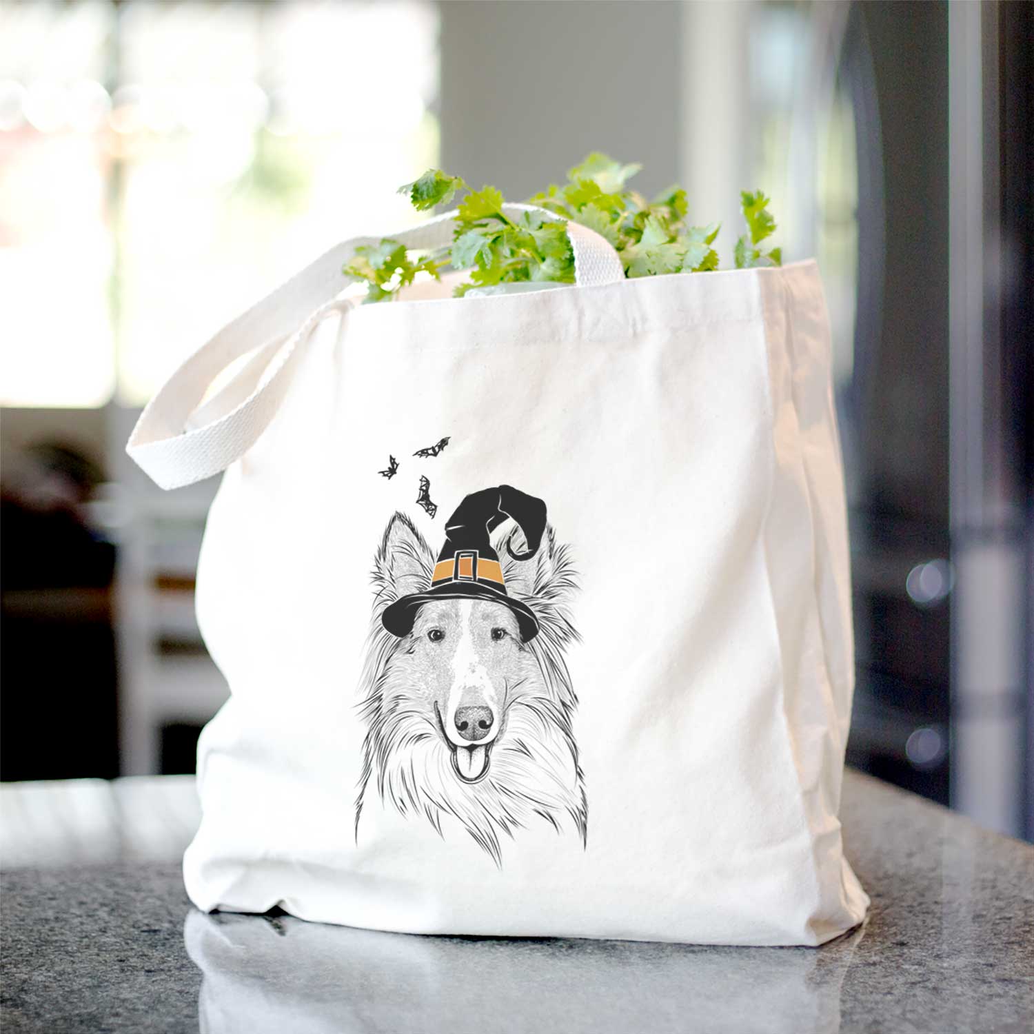 Conrad the Rough Collie - Tote Bag