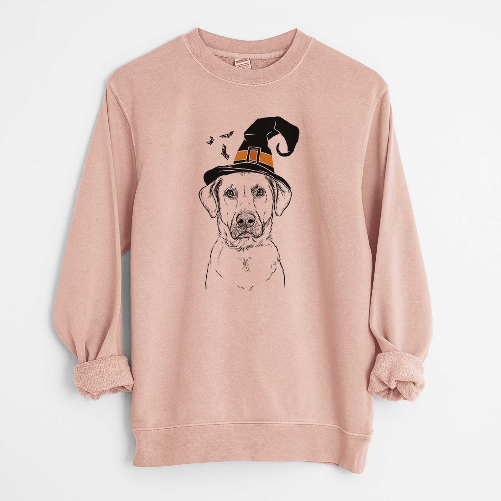 Witch Cooper Griffin the Mixed Breed - Unisex Pigment Dyed Crew Sweatshirt