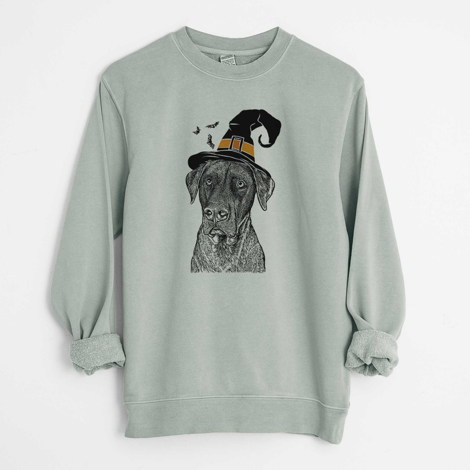 Witch David the Boxador - Unisex Pigment Dyed Crew Sweatshirt