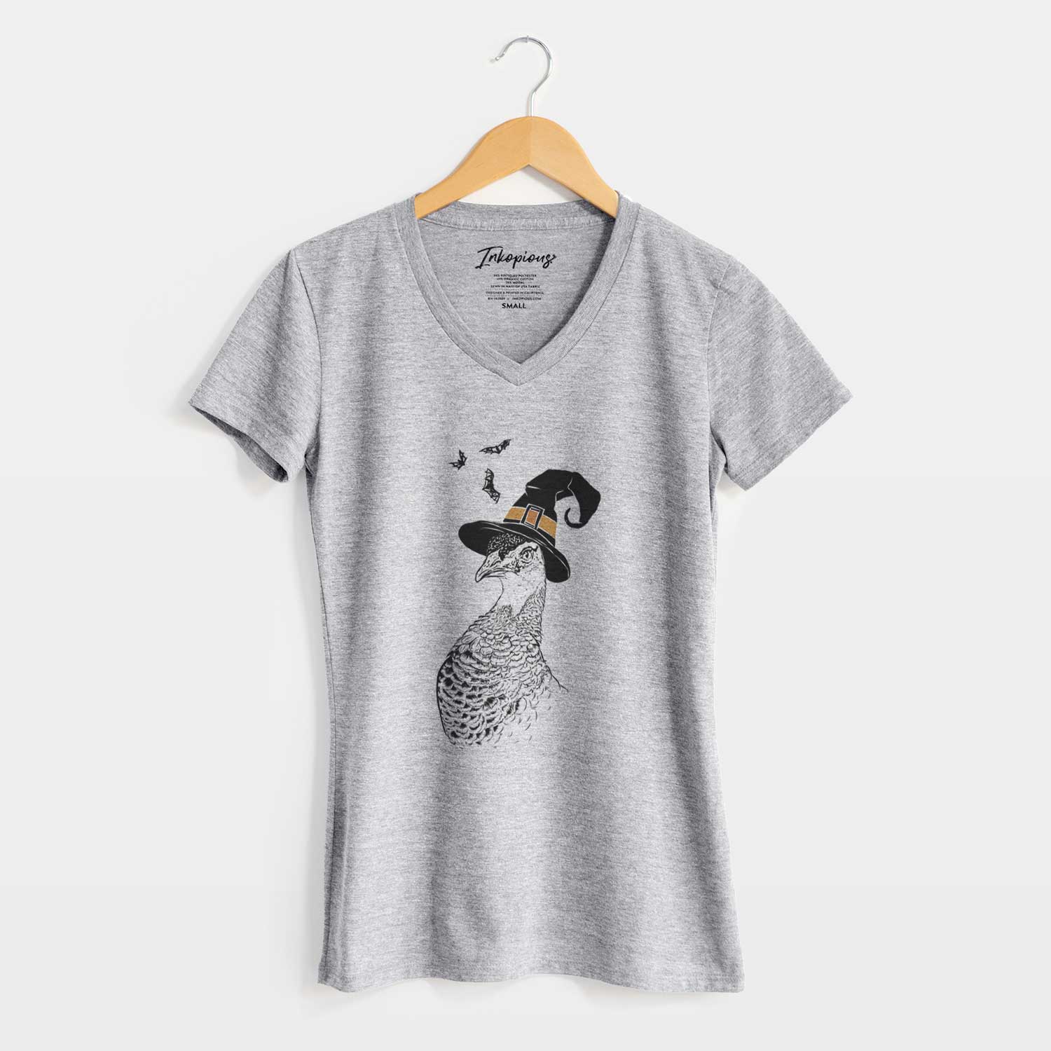 Witch Dee the Peahen - Women's V-neck Shirt