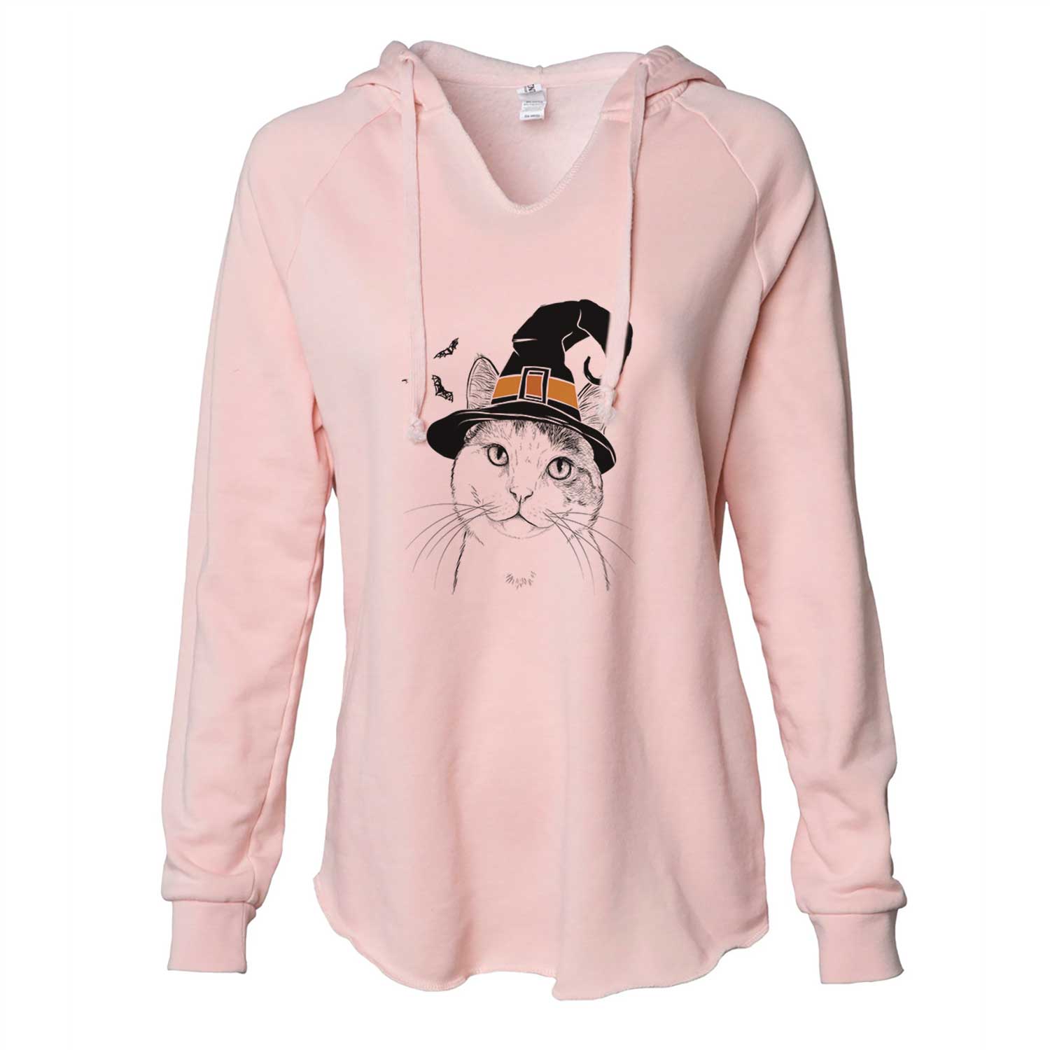 Witch Denver the Calico Cat - Cali Wave Hooded Sweatshirt