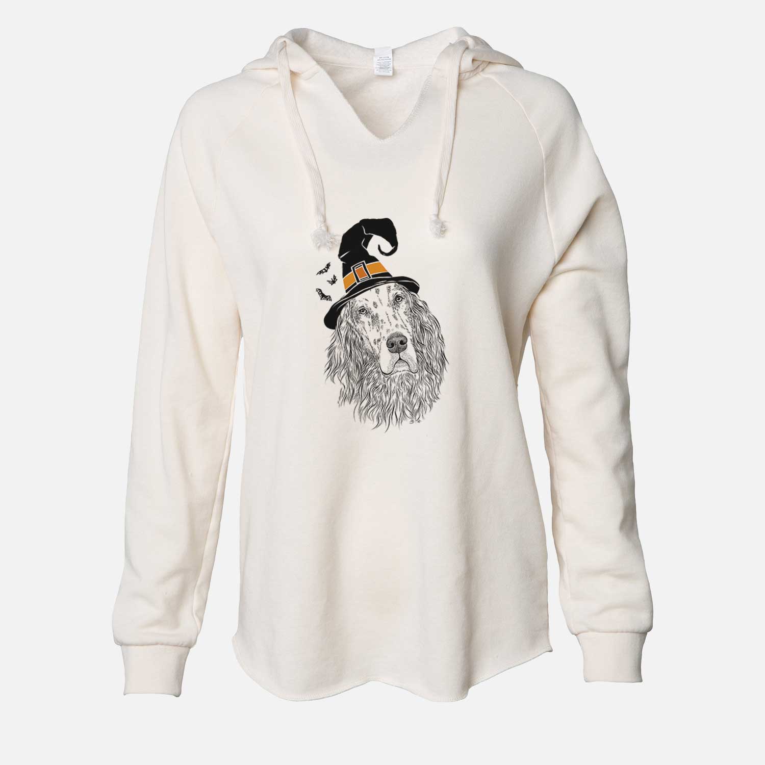 Witch Dexter the English Setter - Cali Wave Hooded Sweatshirt