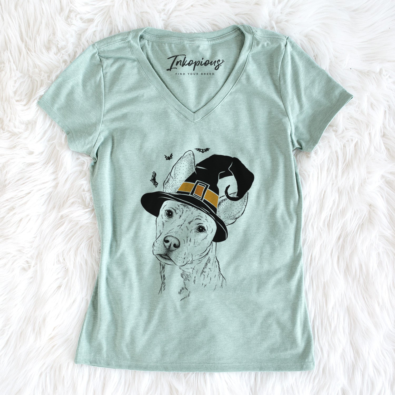 Witch Diesel the Mixed Breed - Women's Perfect V-neck Shirt