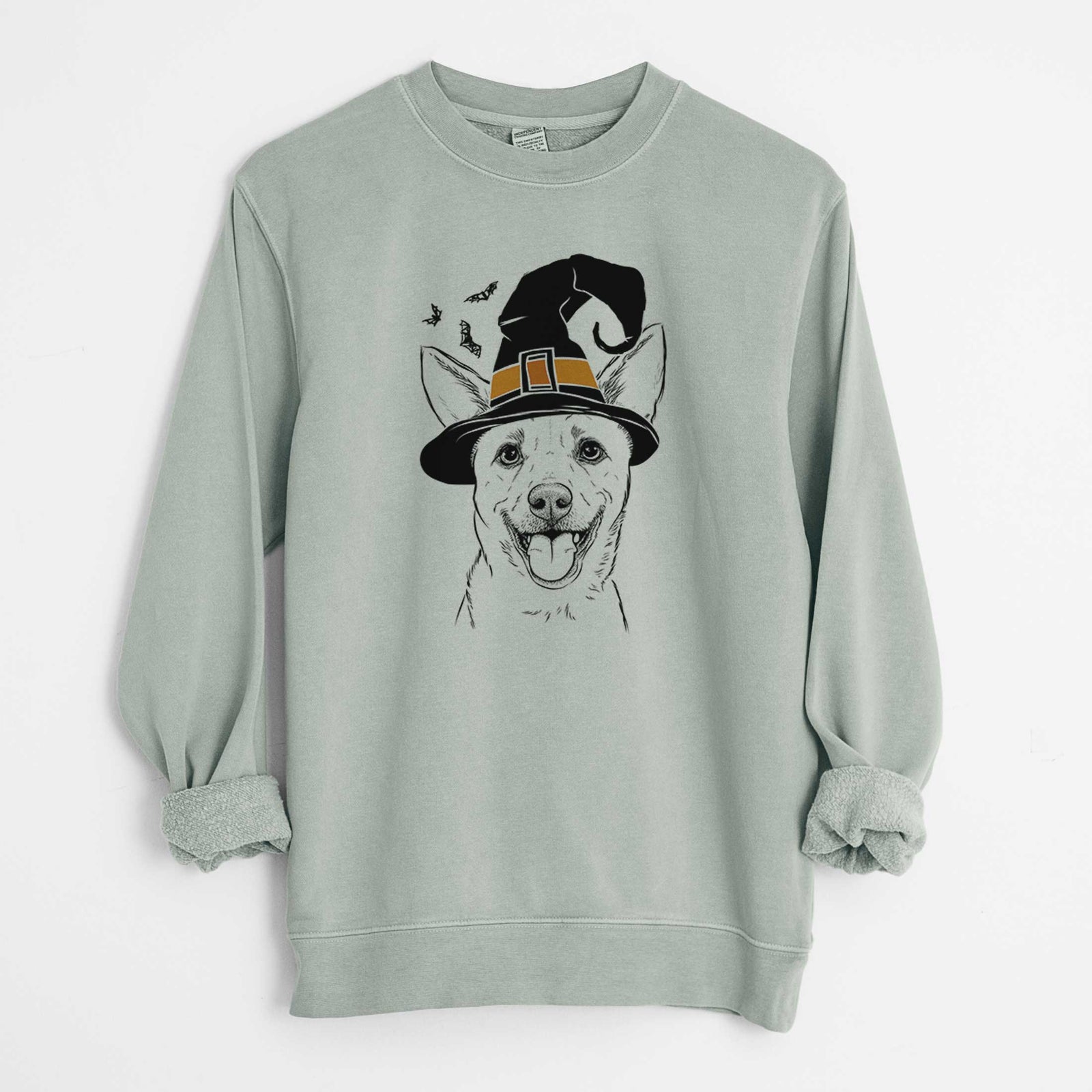 Witch Dinghy the Mixed Breed - Unisex Pigment Dyed Crew Sweatshirt