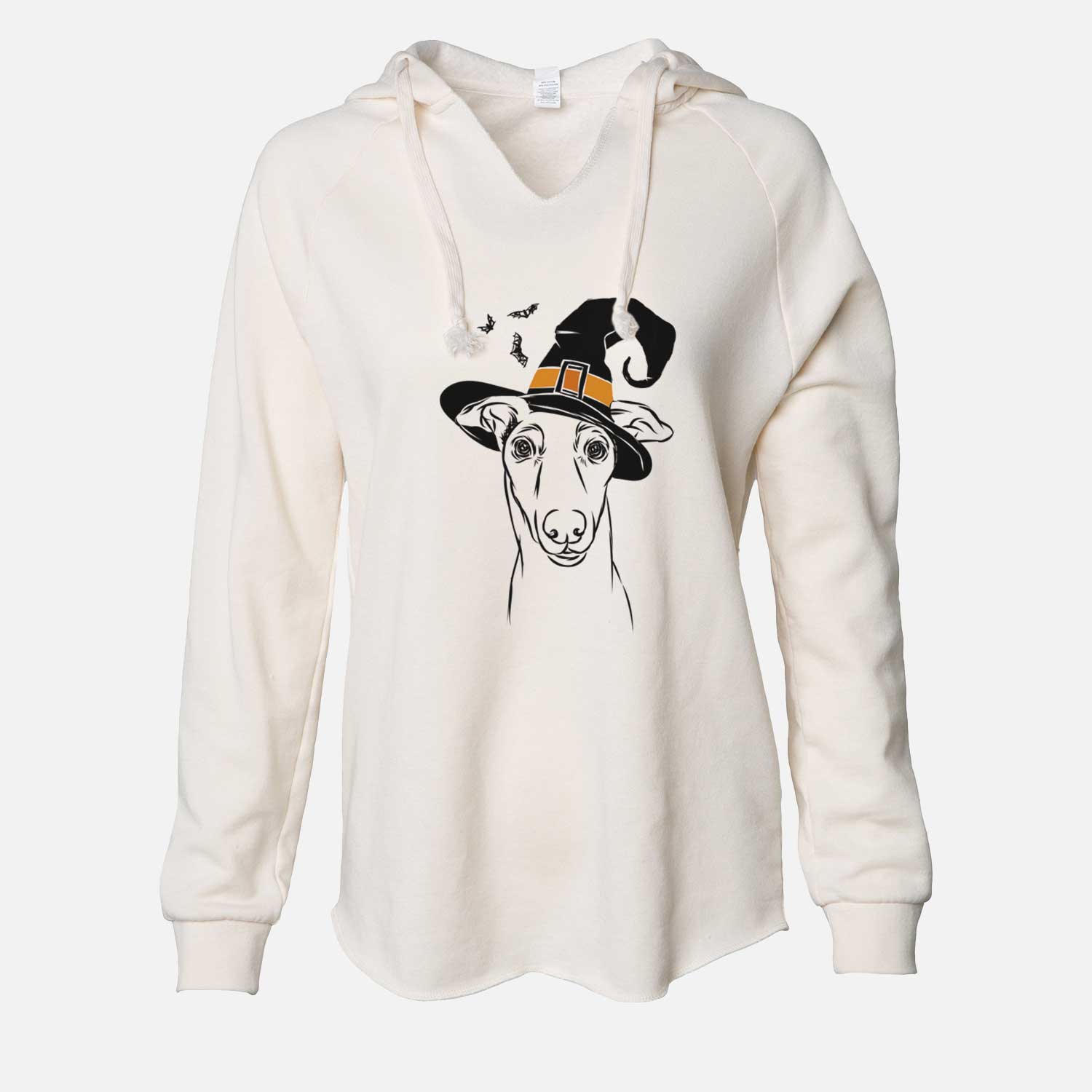 Witch Diva the Greyhound - Cali Wave Hooded Sweatshirt