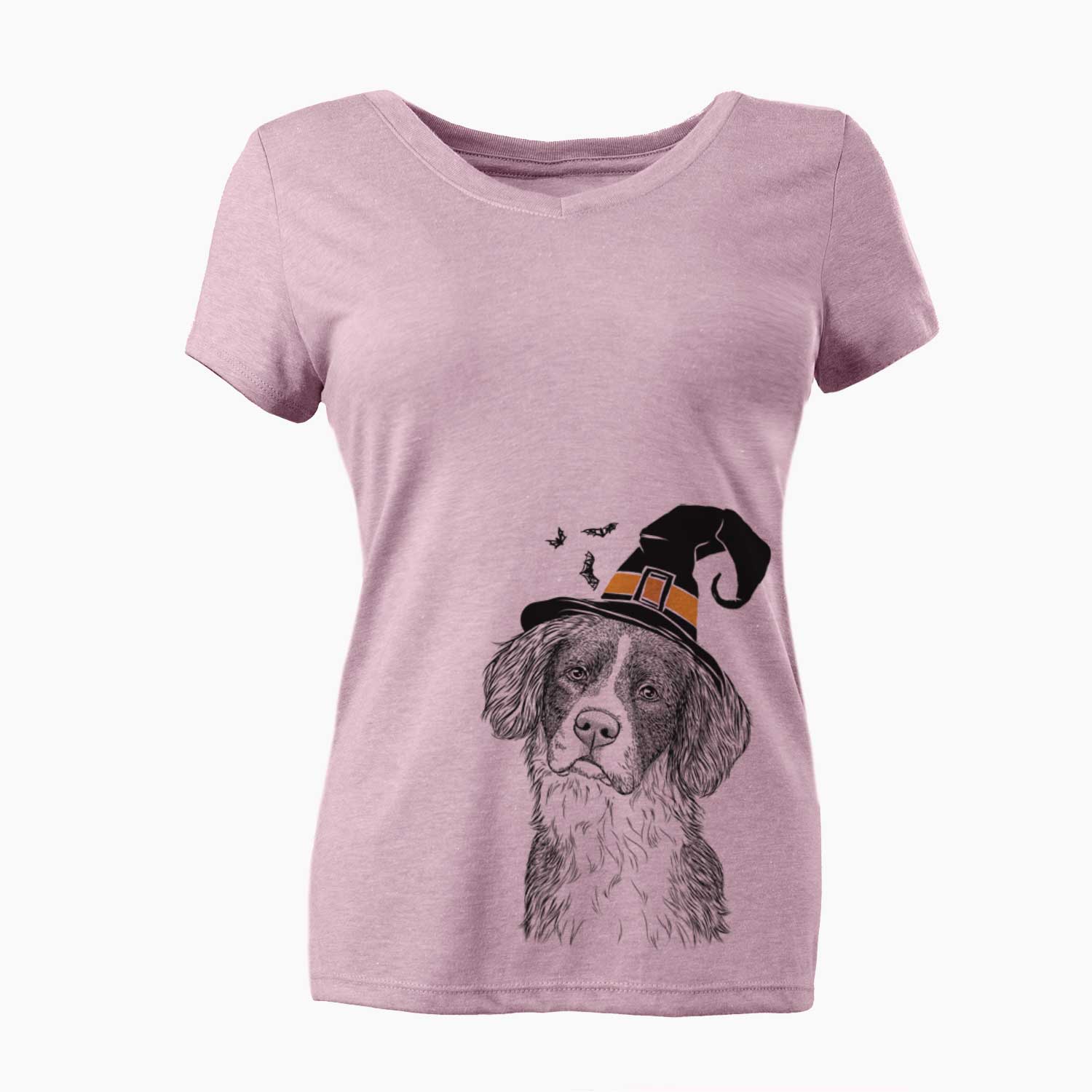 Witch Dulce the Drentsche Patrijshond - Women's V-neck Shirt