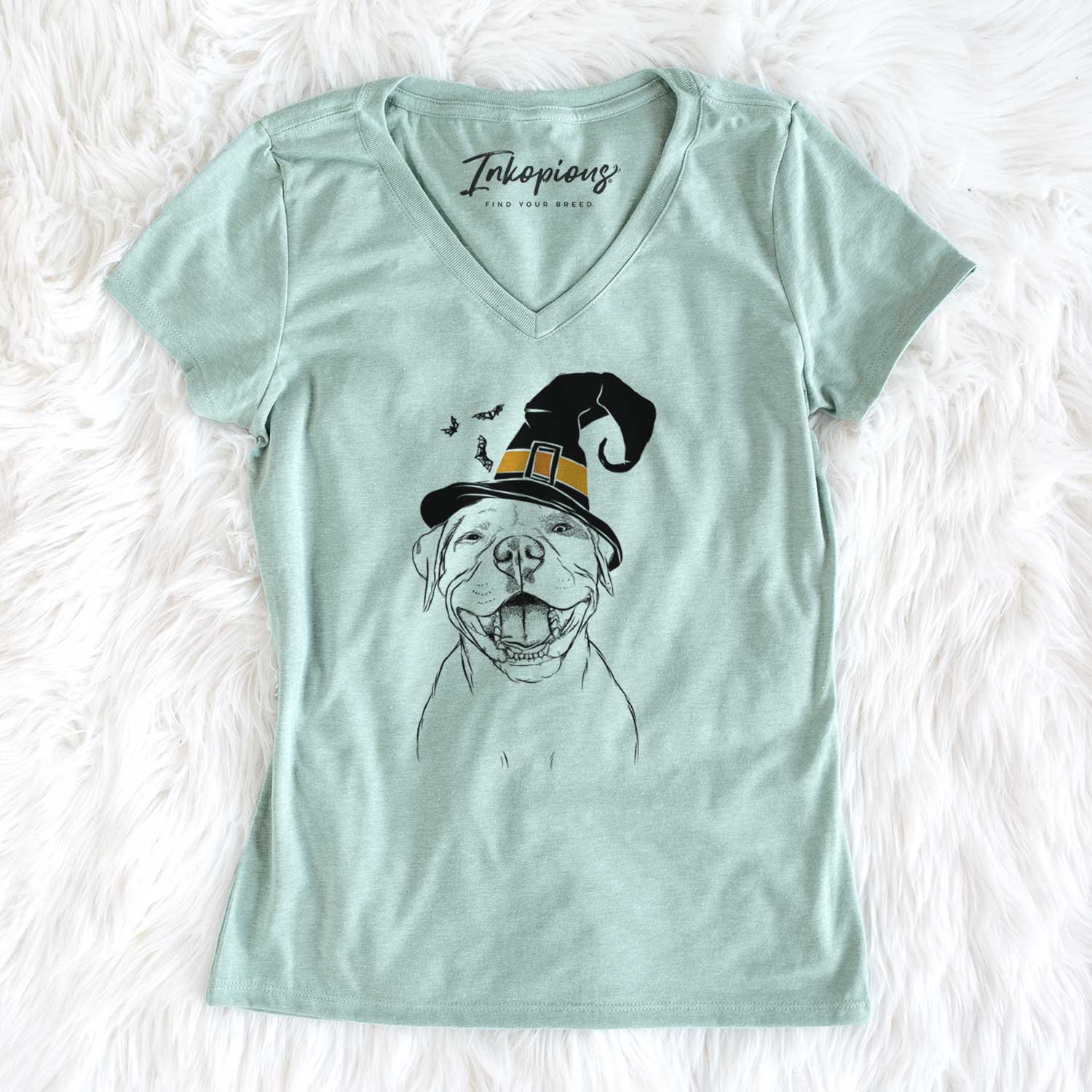 Witch Dutch the Mixed Breed - Women's V-neck Shirt