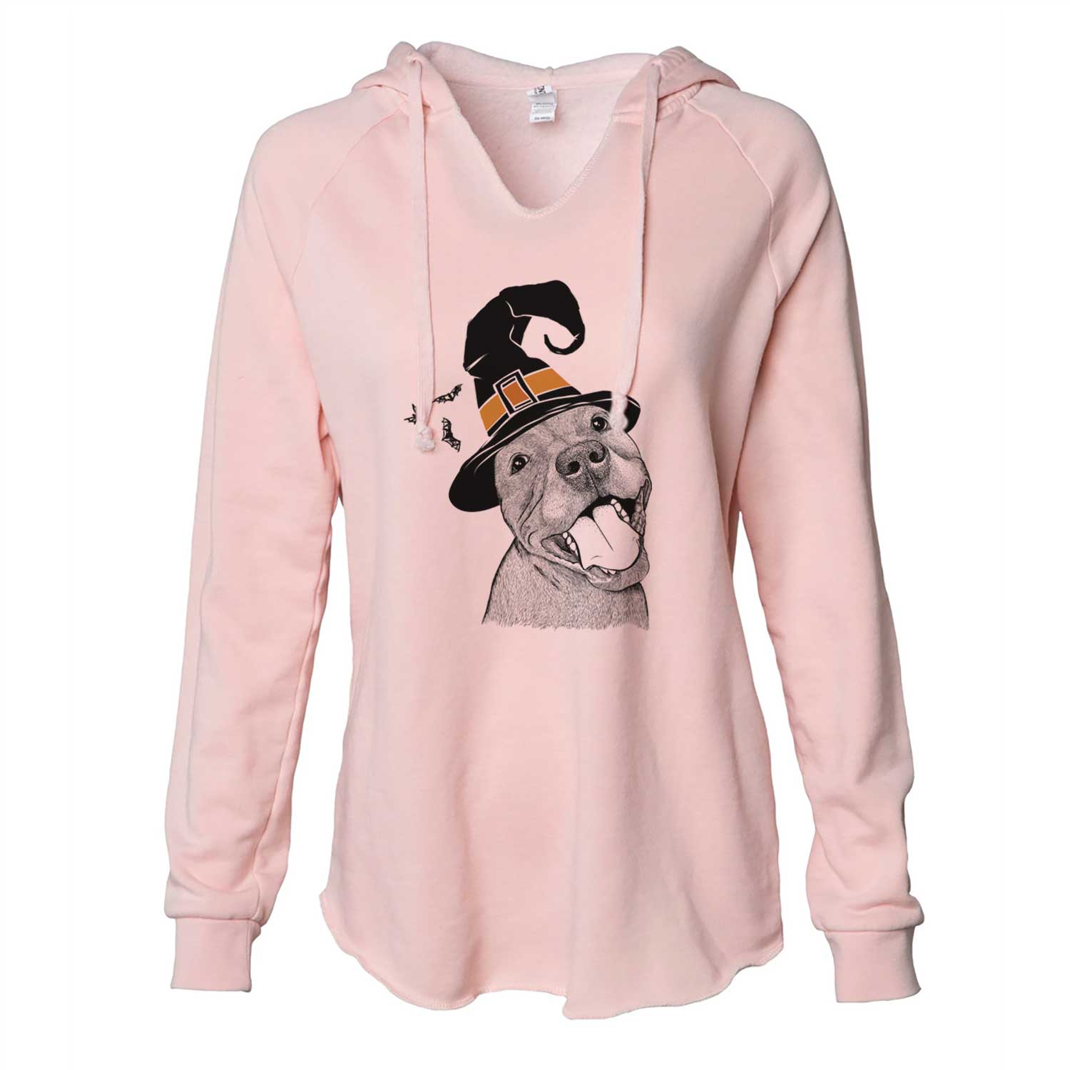 Witch Eloise the Pitbull Mix - Cali Wave Hooded Sweatshirt