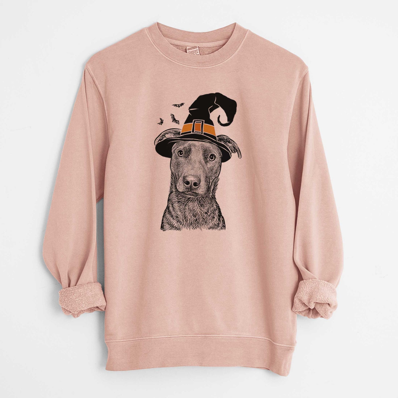 Witch Embyr the Mixed Breed - Unisex Pigment Dyed Crew Sweatshirt