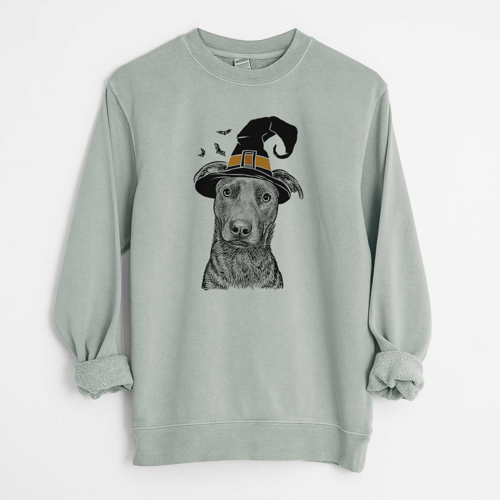 Witch Embyr the Mixed Breed - Unisex Pigment Dyed Crew Sweatshirt