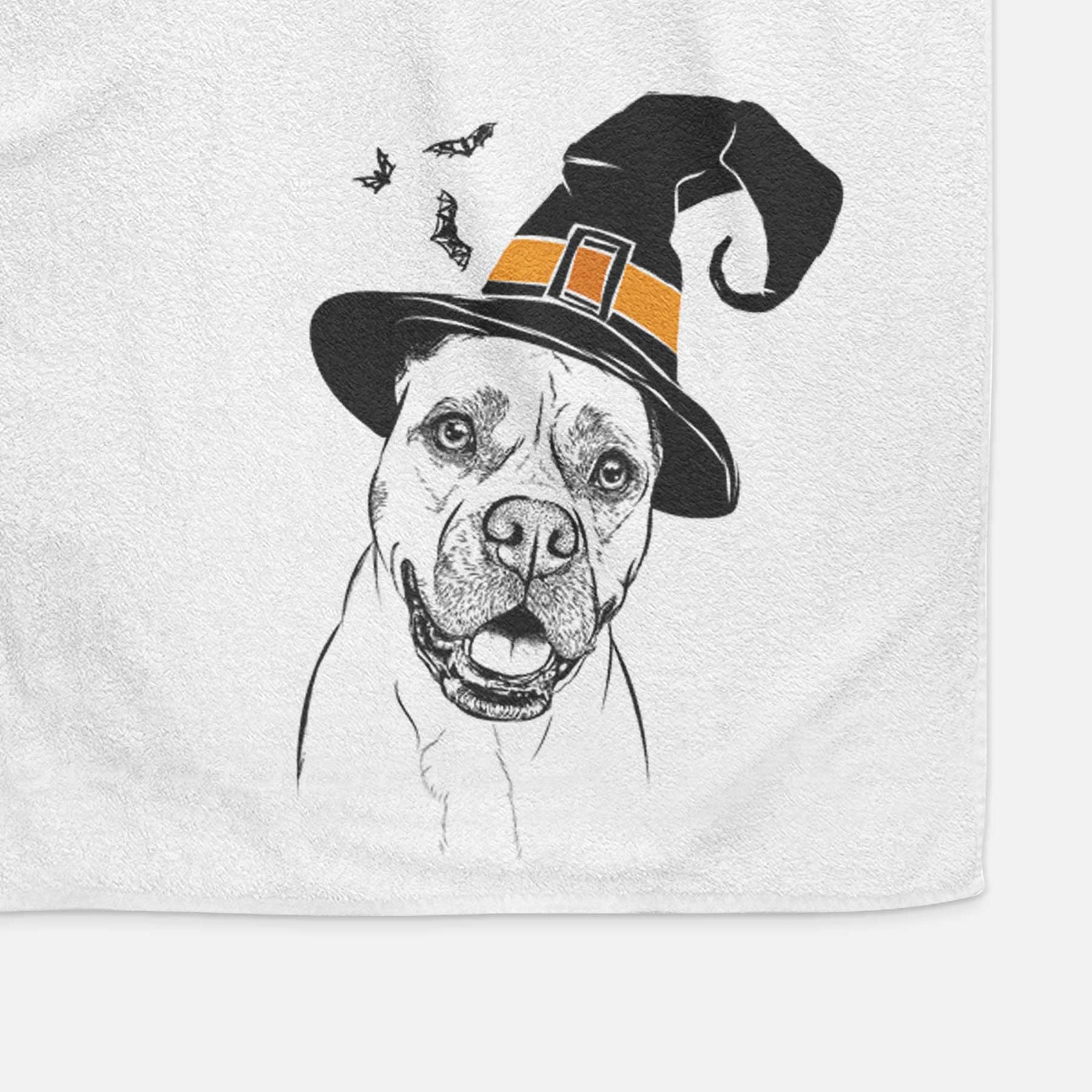 Frankie Tankie the Boxer Mix Decorative Hand Towel