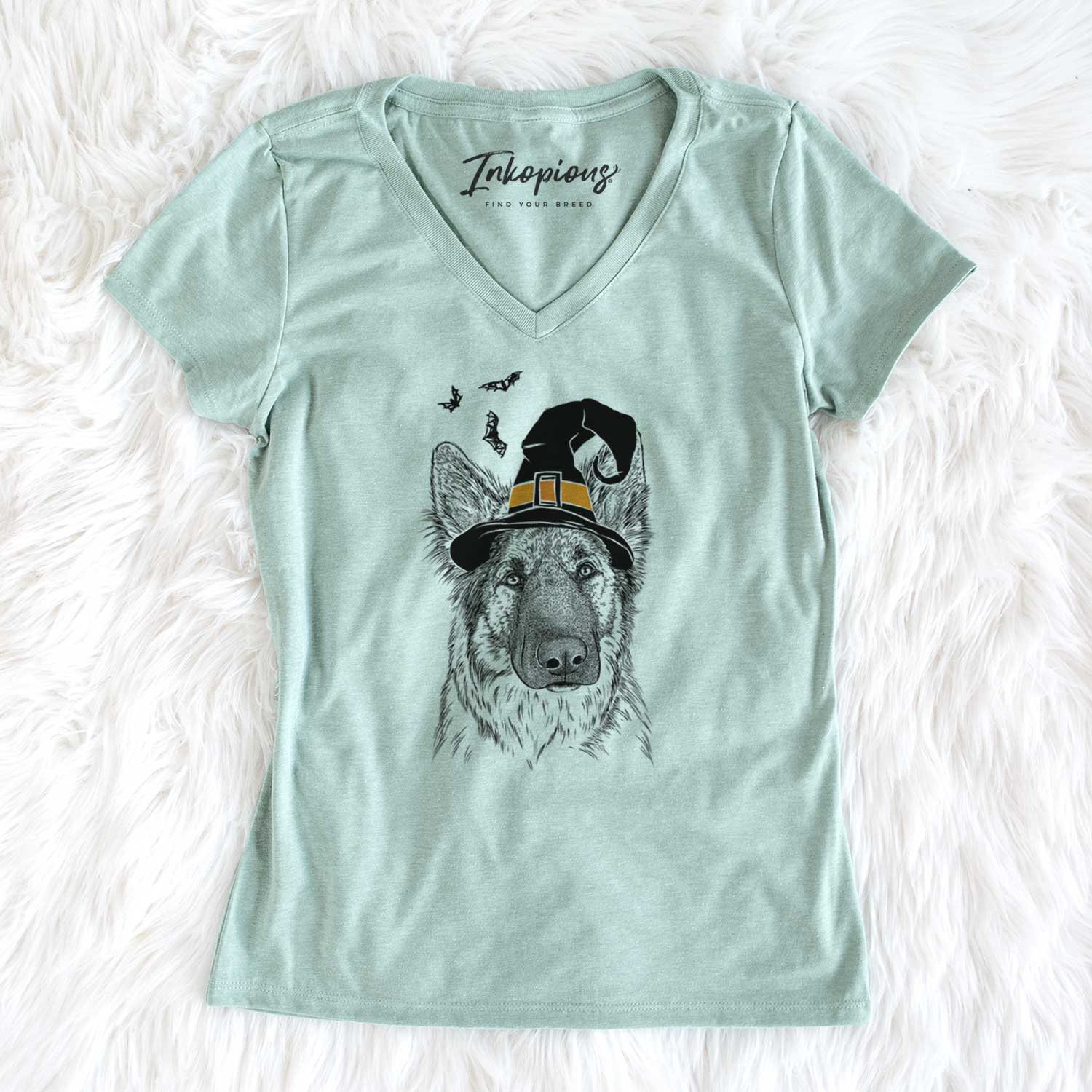 Witch Geddy the Shiloh Shepherd - Women's V-neck Shirt