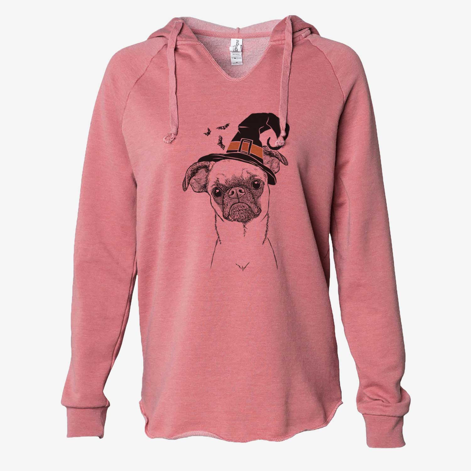 Witch Groot the Brussels Griffon - Cali Wave Hooded Sweatshirt