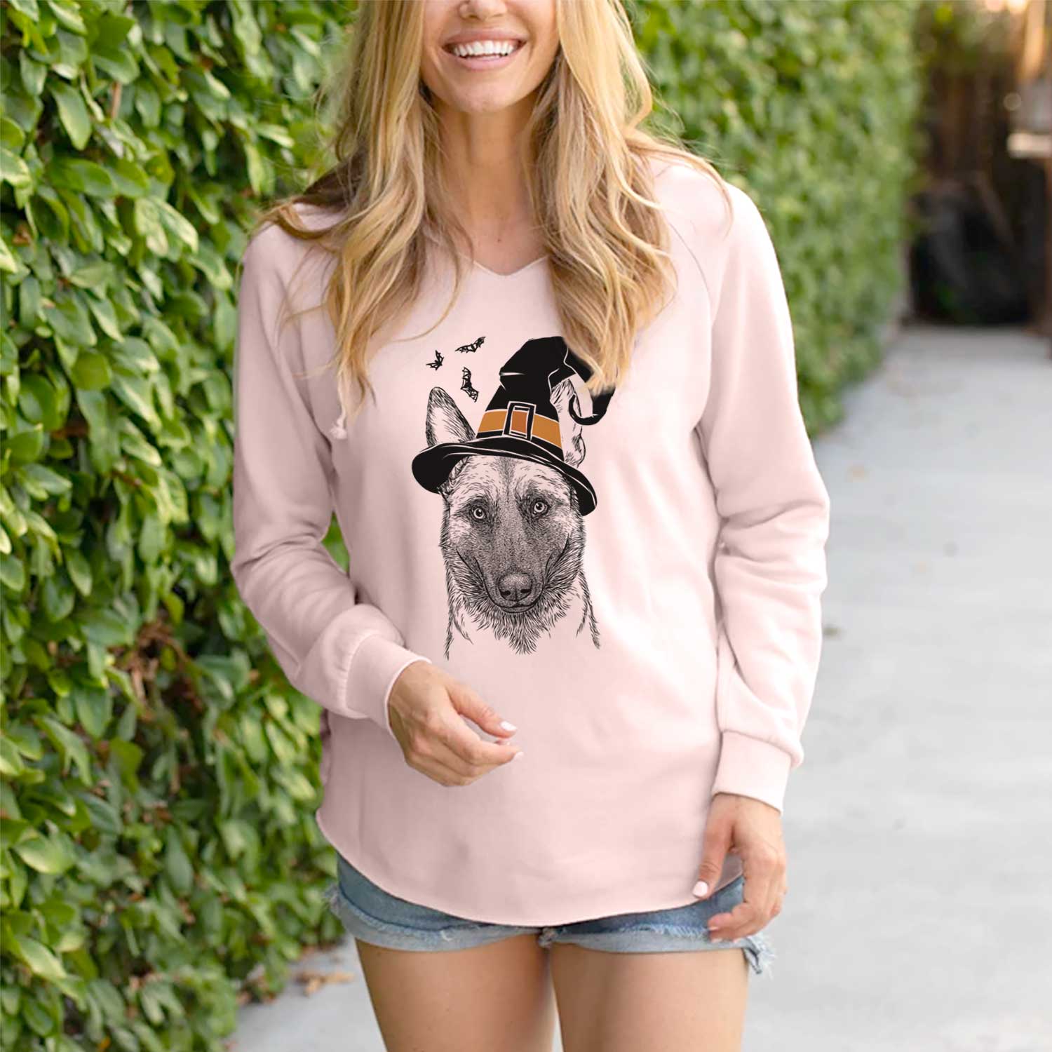 Witch Gunther the Belgian Malinois - Cali Wave Hooded Sweatshirt