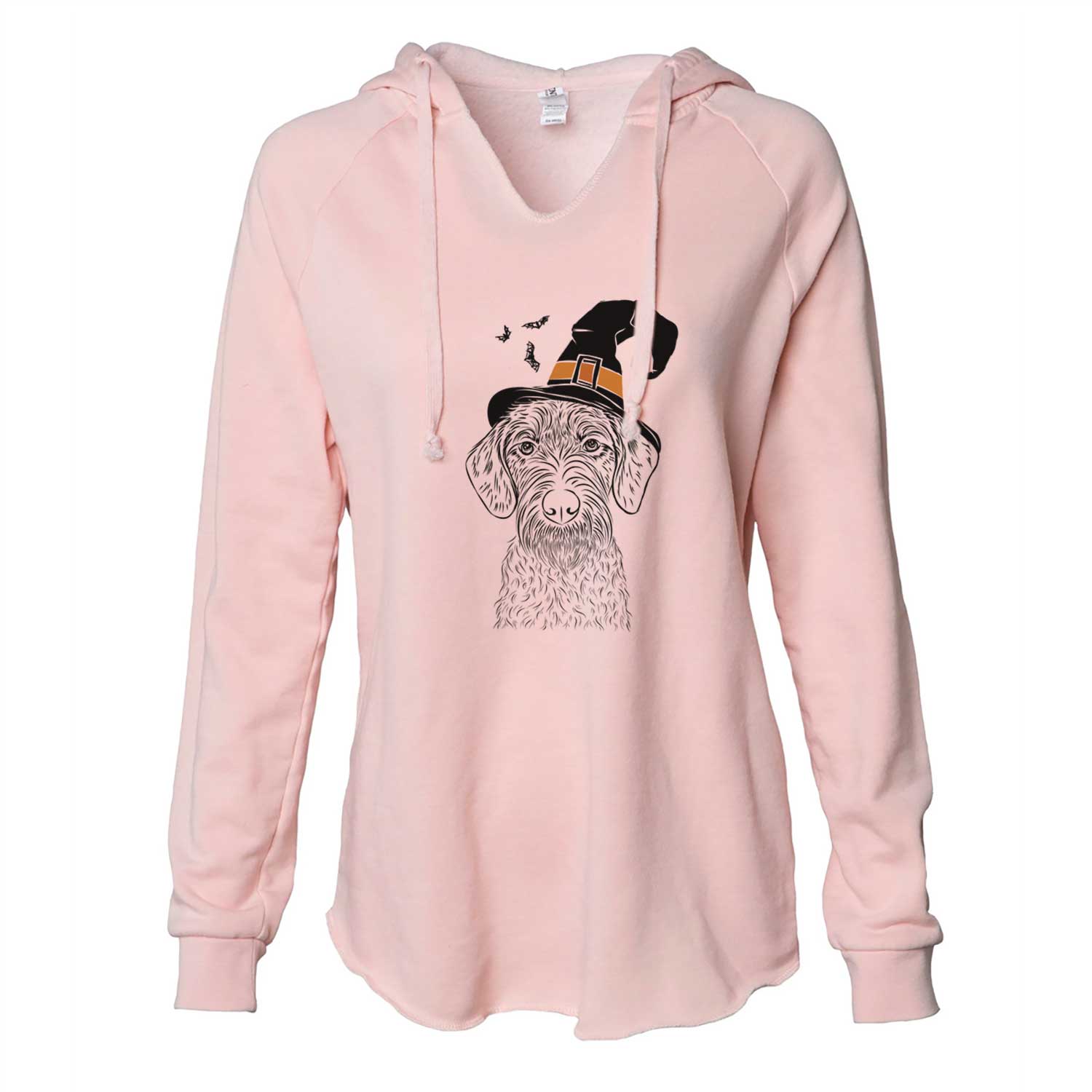 Witch Gus the German Wirehaired Pointer - Cali Wave Hooded Sweatshirt