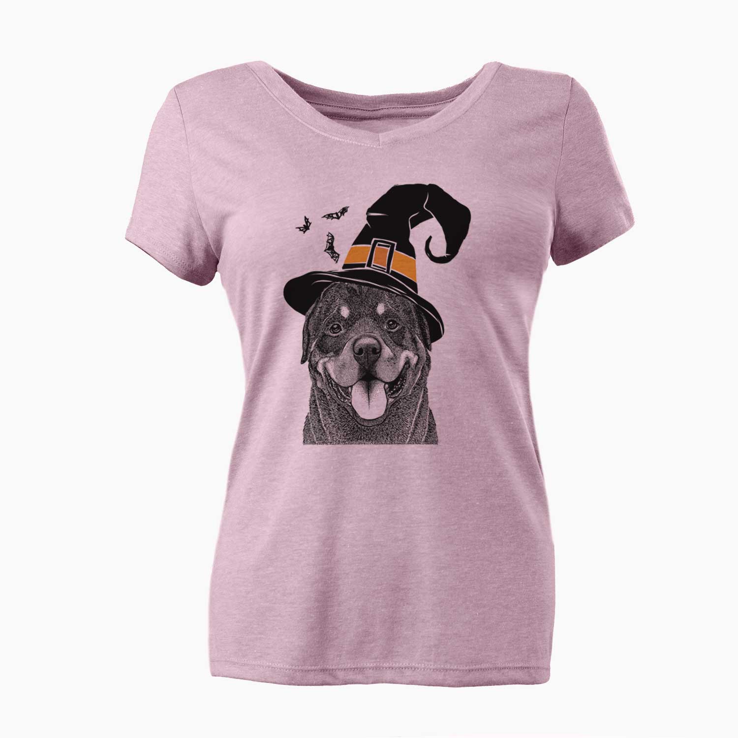 Witch Hagan the Rottweiler - Women's V-neck Shirt