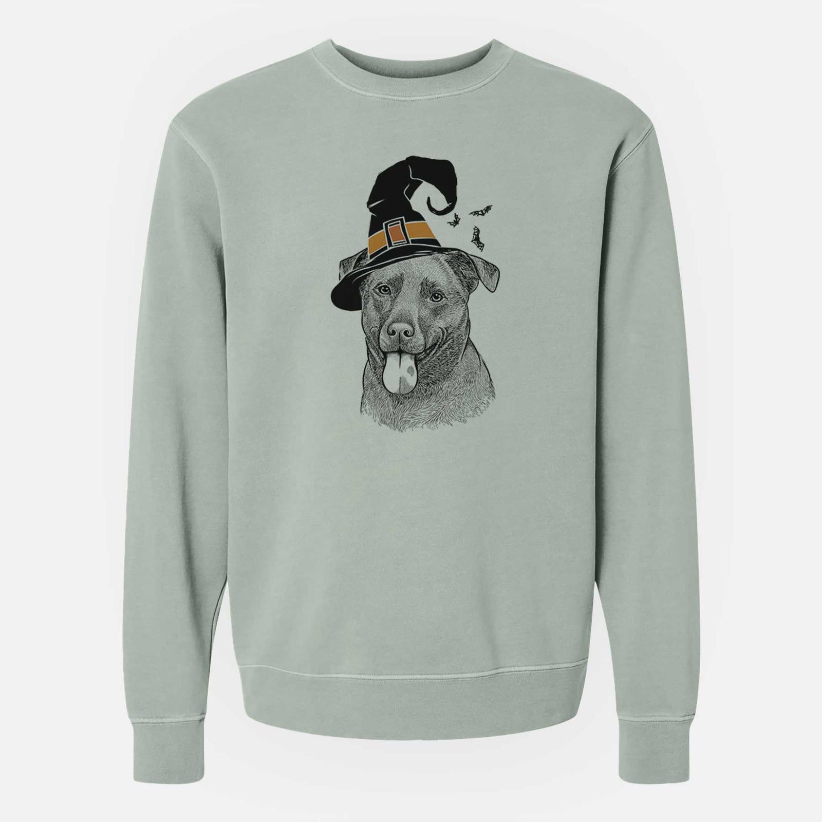 Witch Harbor the Mixed Breed - Unisex Pigment Dyed Crew Sweatshirt