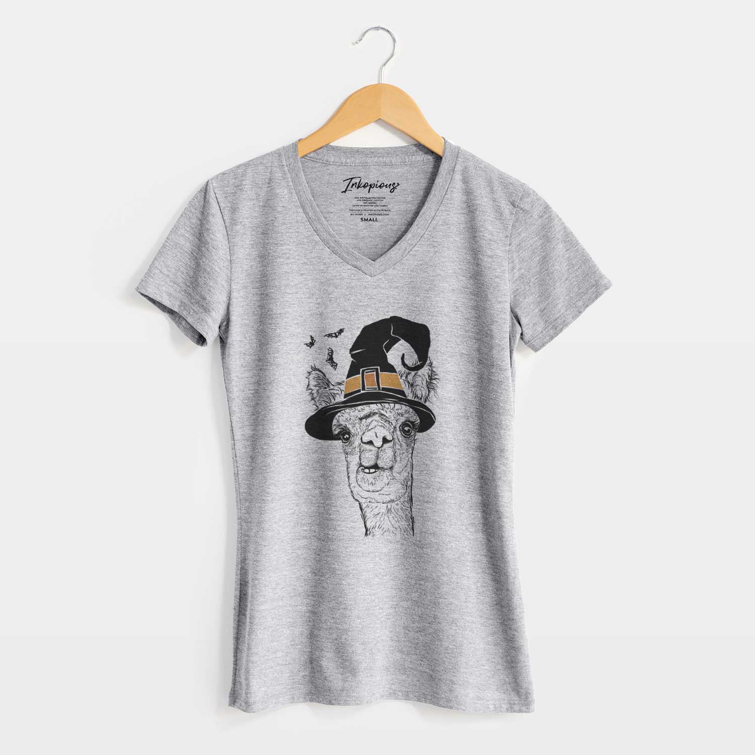 Witch Henry the Alpaca - Women's V-neck Shirt