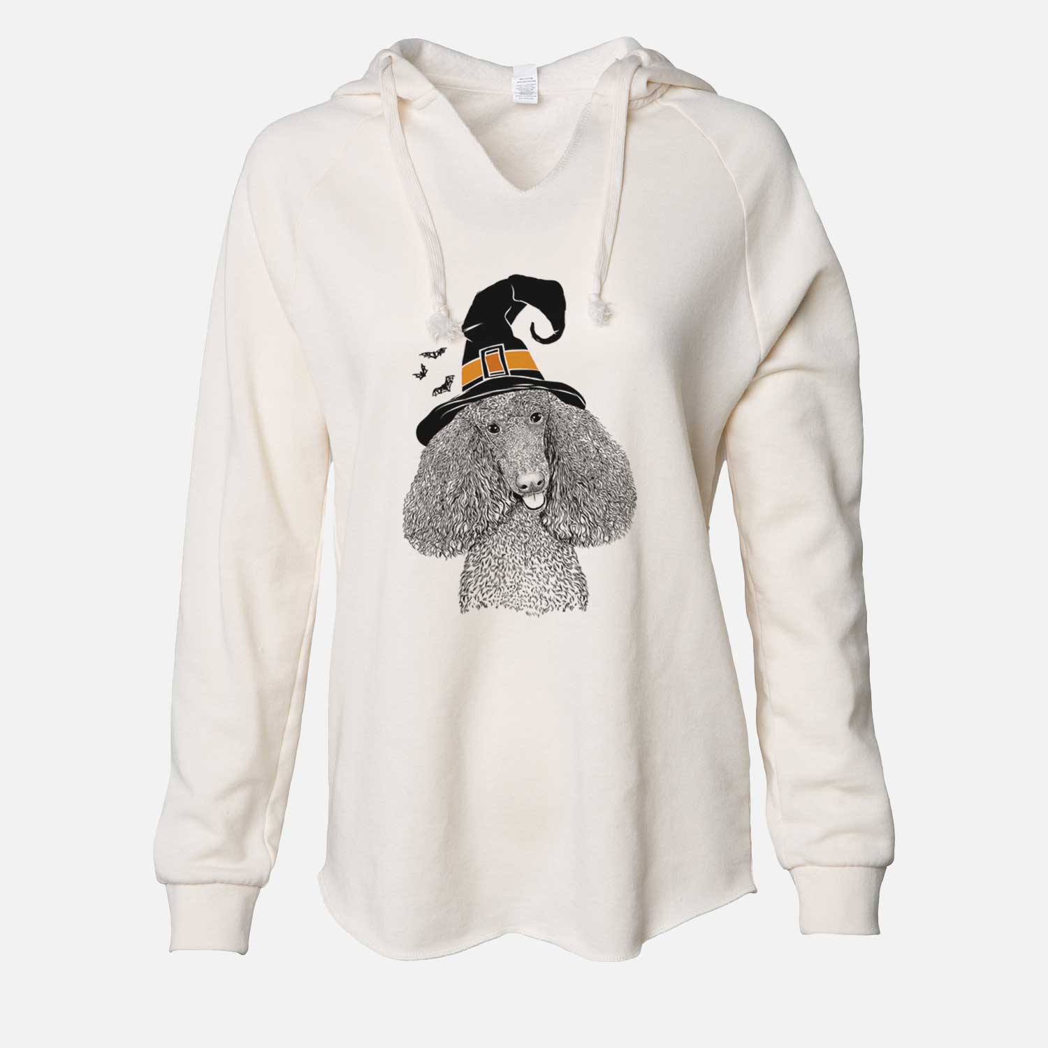 Witch Henry the Standard Poodle - Cali Wave Hooded Sweatshirt