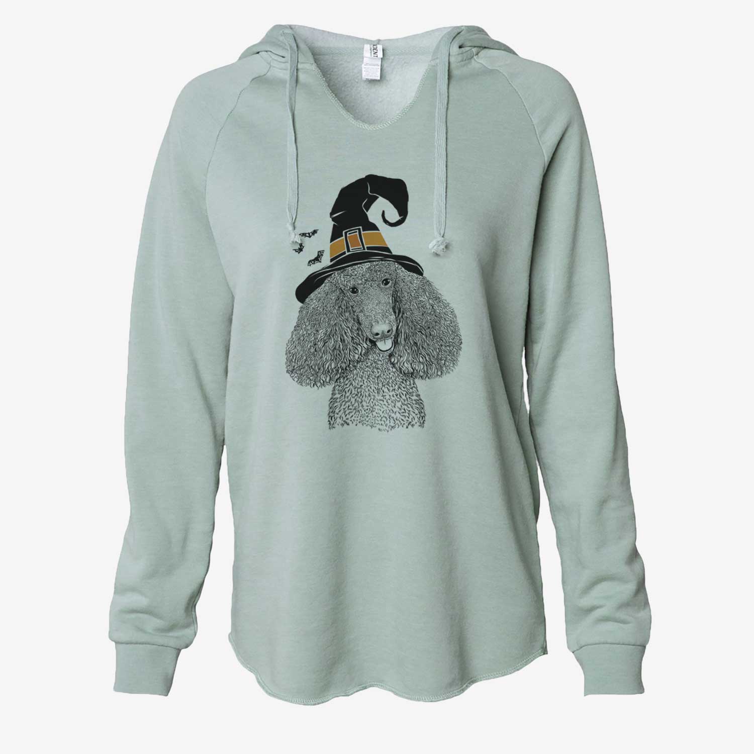 Witch Henry the Standard Poodle - Cali Wave Hooded Sweatshirt