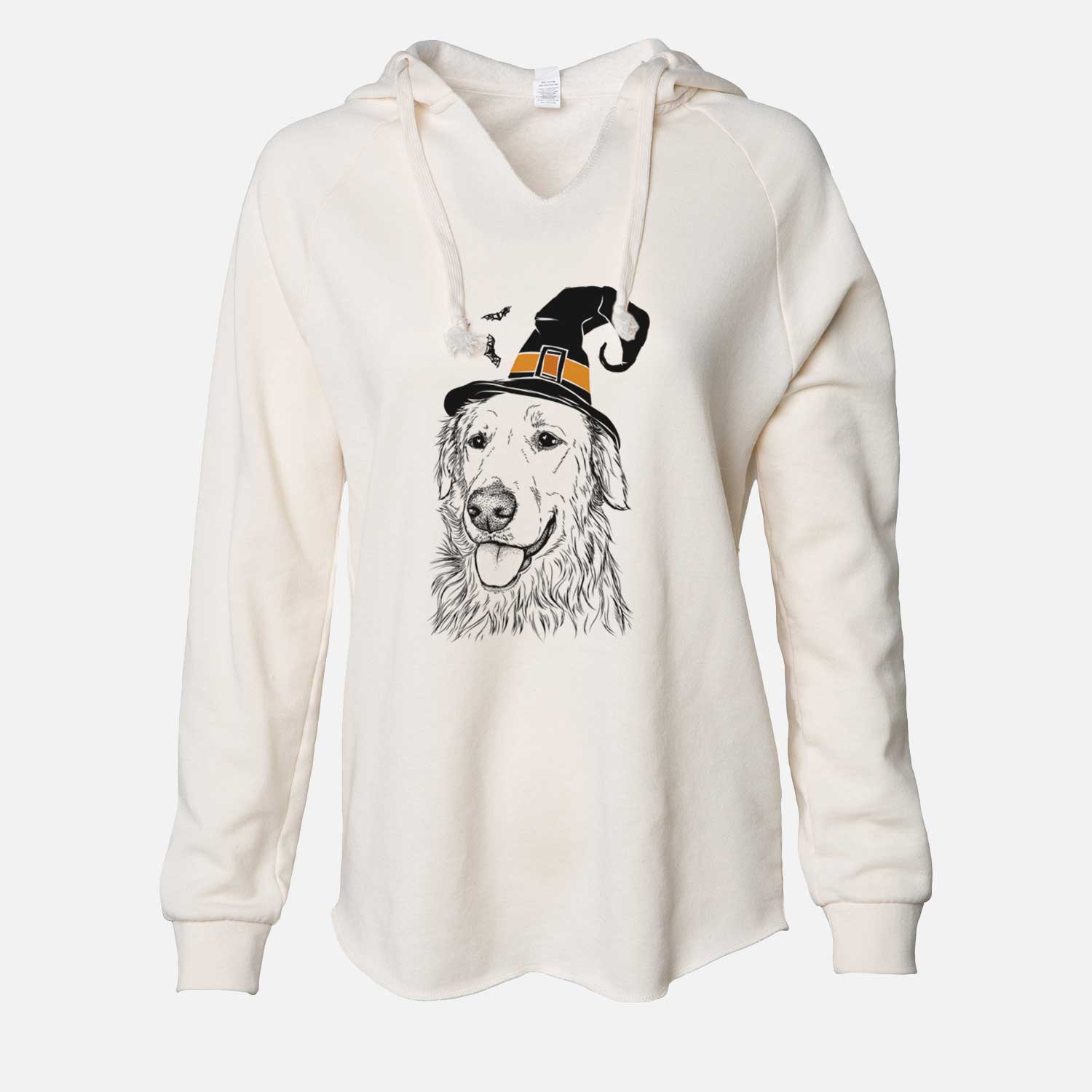 Witch Hopper the Golden Retriever - Cali Wave Hooded Sweatshirt