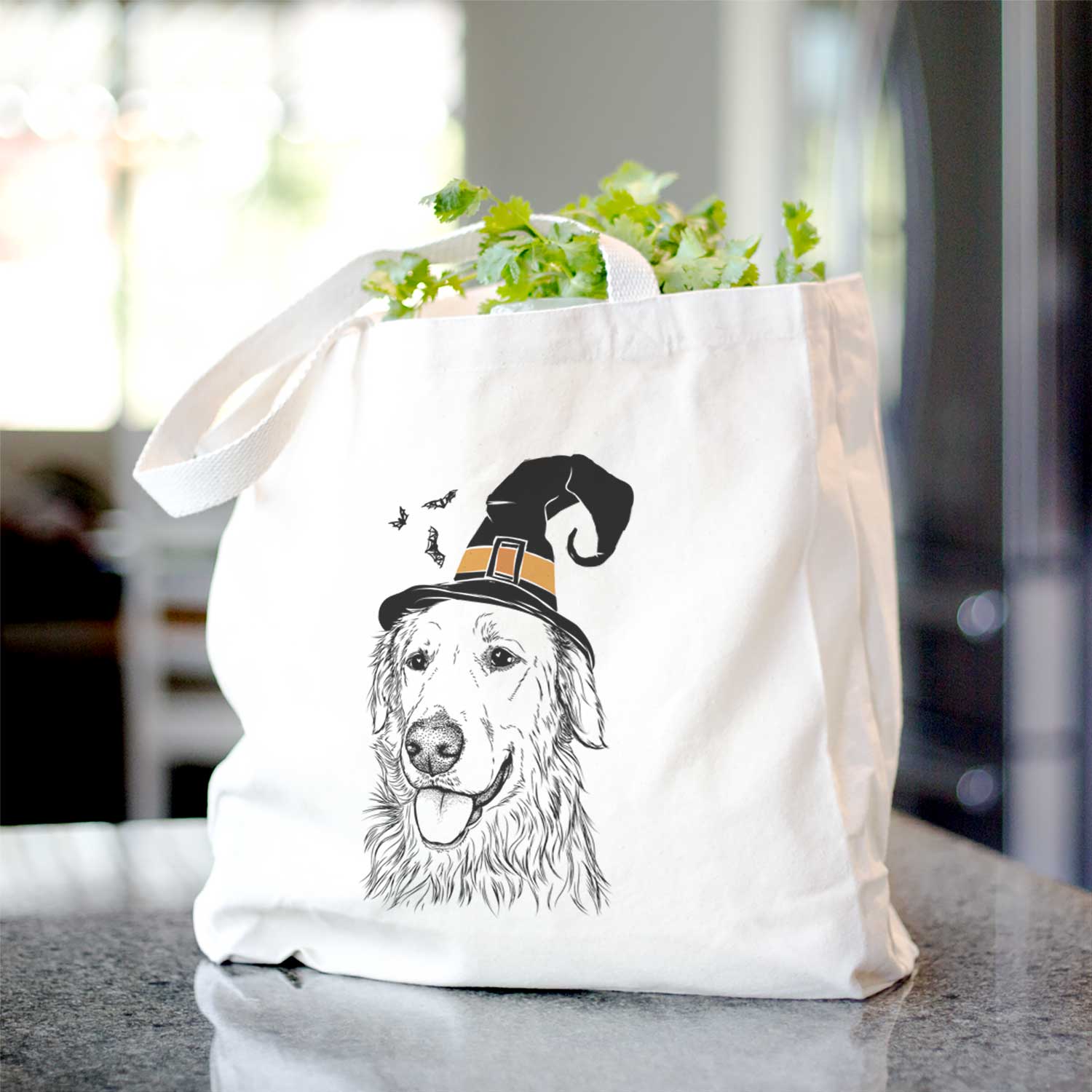 Hopper the Golden Retriever - Tote Bag
