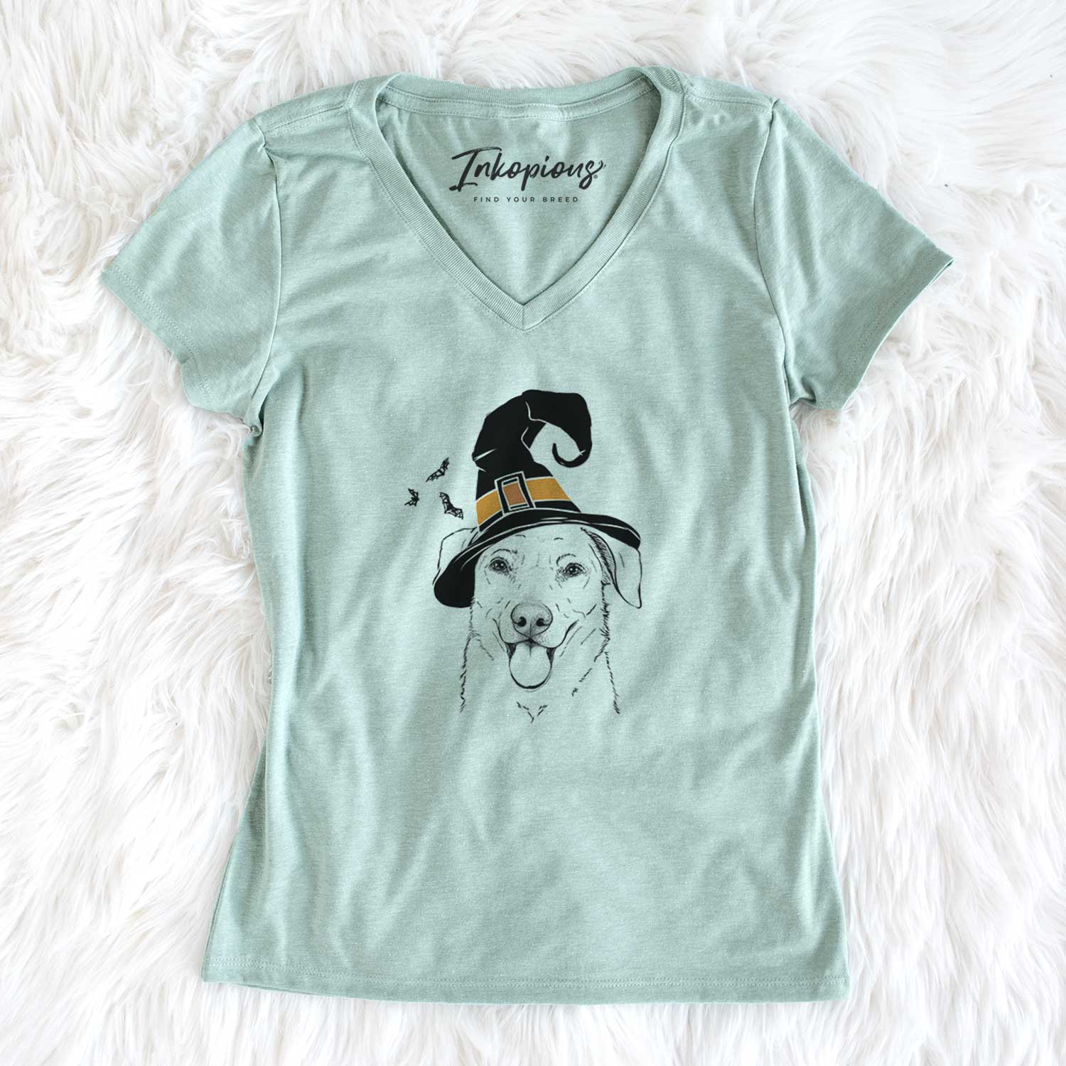 Witch Hudson the Shepherd - Women's V-neck Shirt