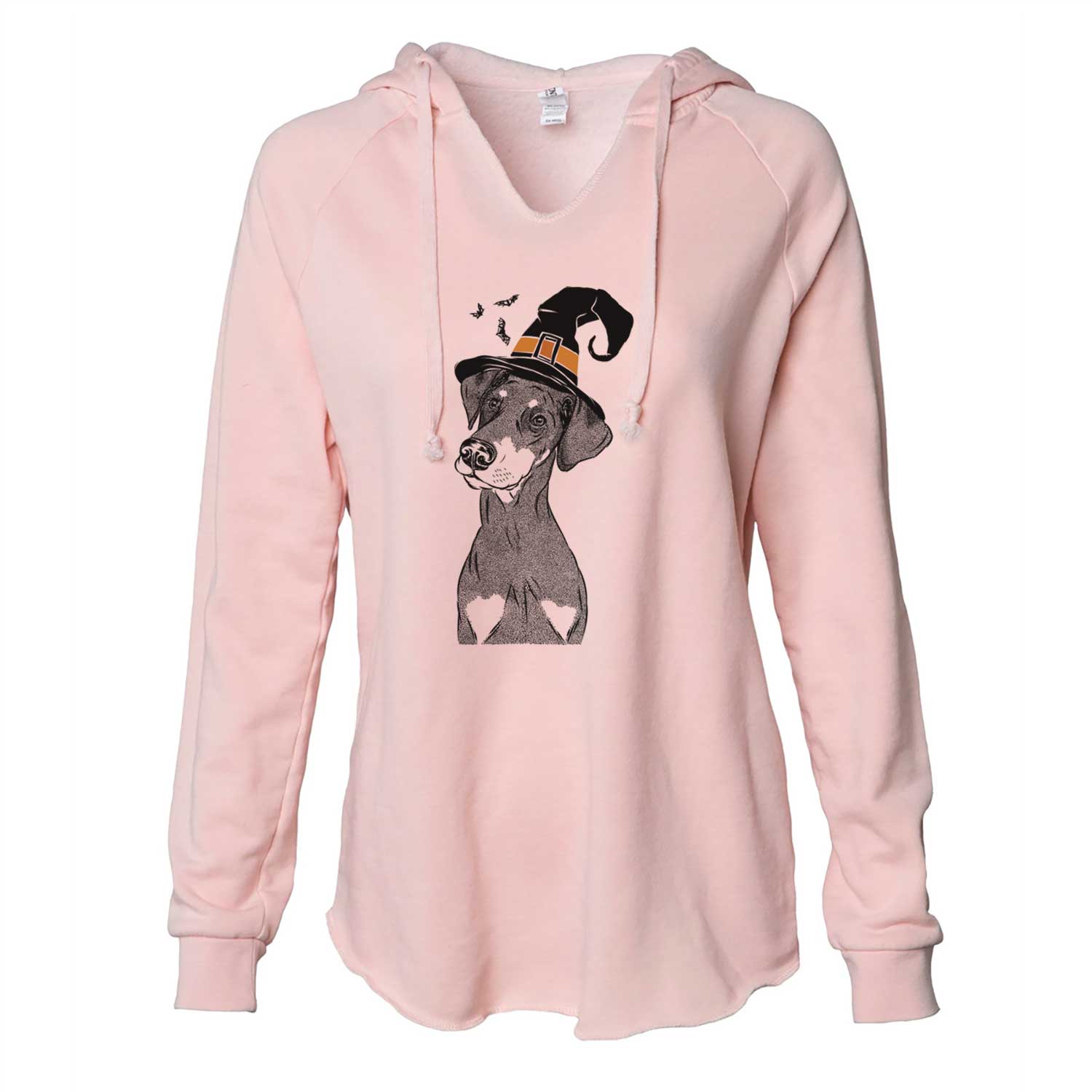 Witch Iroh the Doberman Pinscher - Cali Wave Hooded Sweatshirt