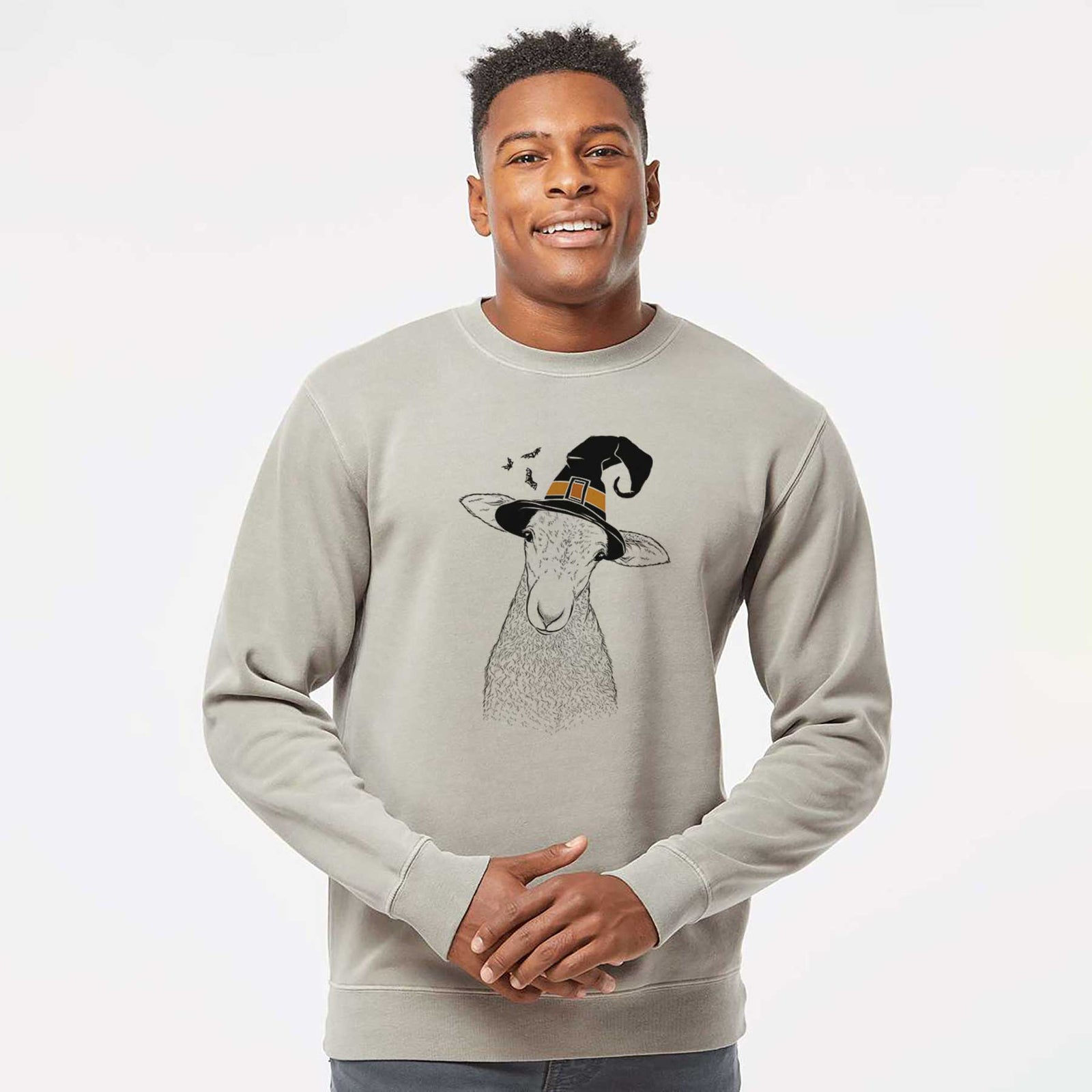 Witch Ivy the Lamb - Unisex Pigment Dyed Crew Sweatshirt