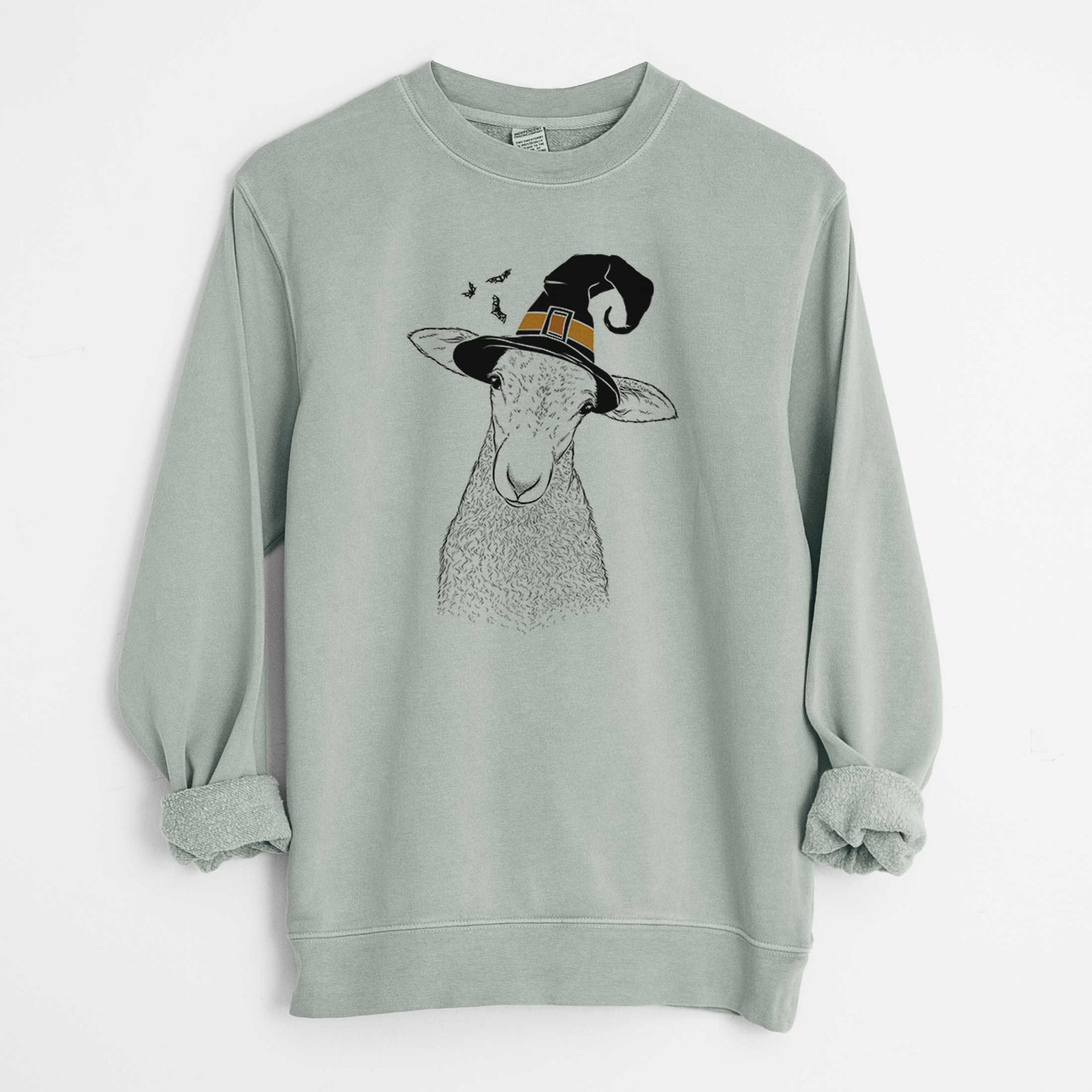 Witch Ivy the Lamb - Unisex Pigment Dyed Crew Sweatshirt