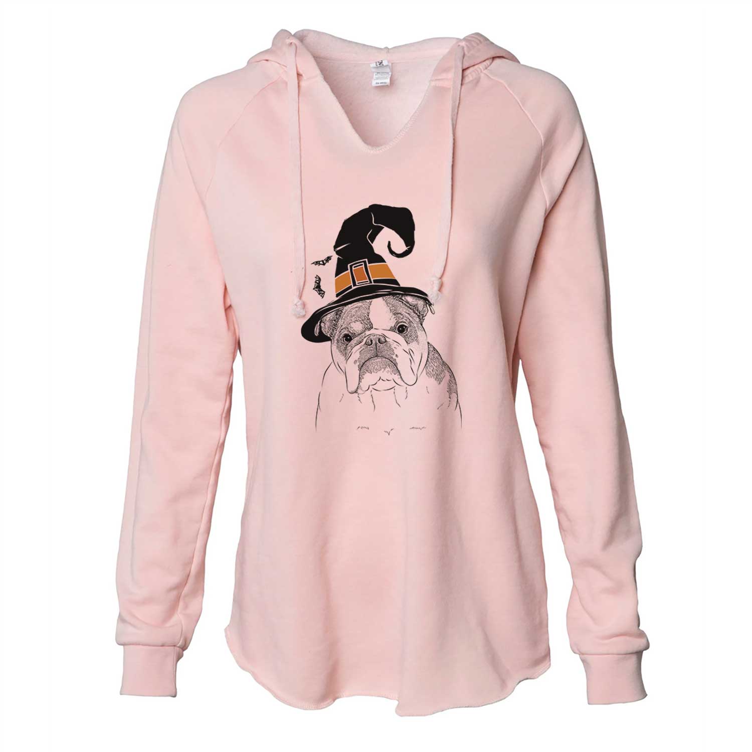 Witch Jack the English Bulldog - Cali Wave Hooded Sweatshirt