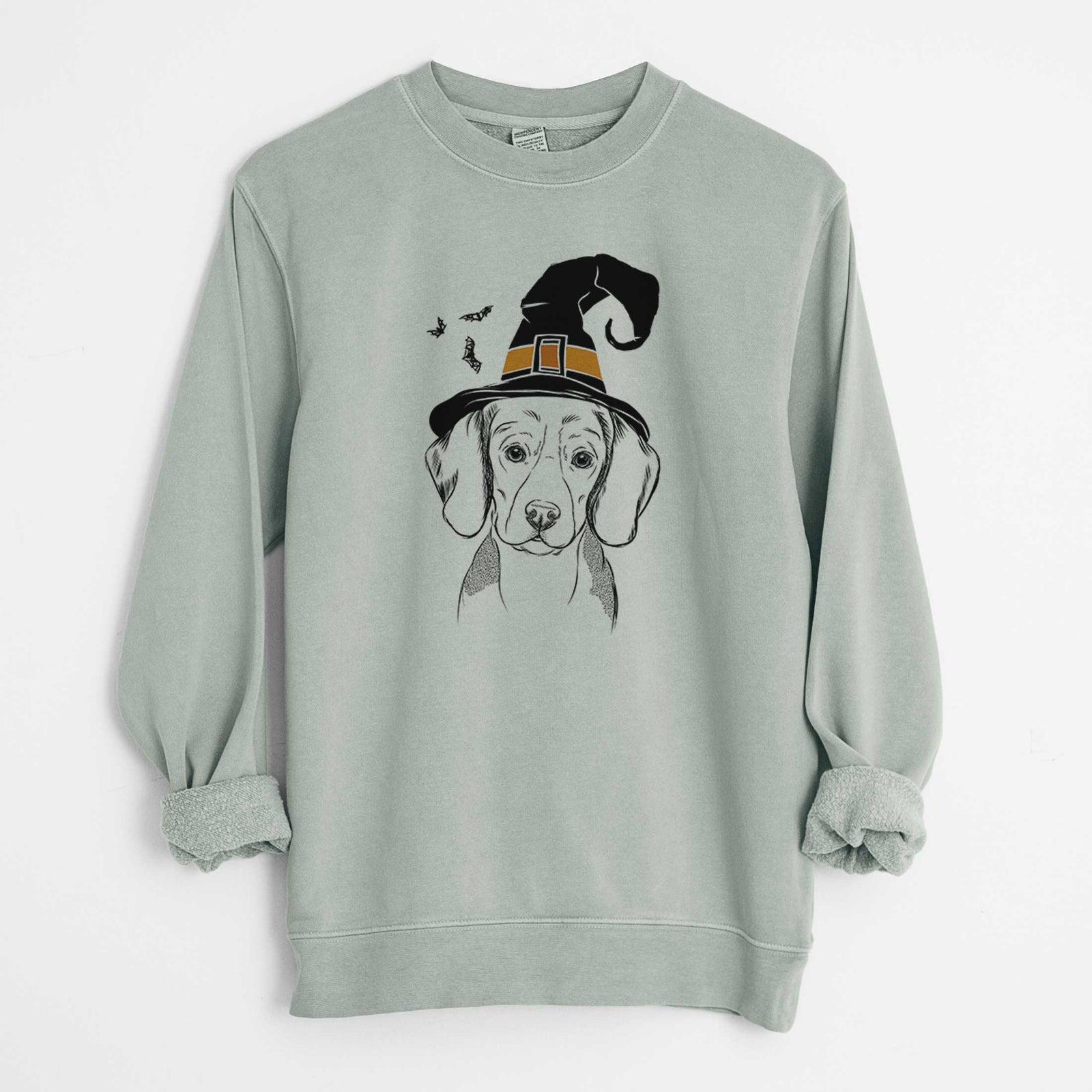Witch Jake the Beagle - Unisex Pigment Dyed Crew Sweatshirt
