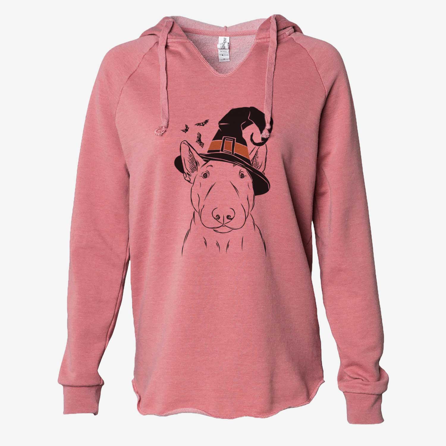 Witch Jett the Bull Terrier - Cali Wave Hooded Sweatshirt