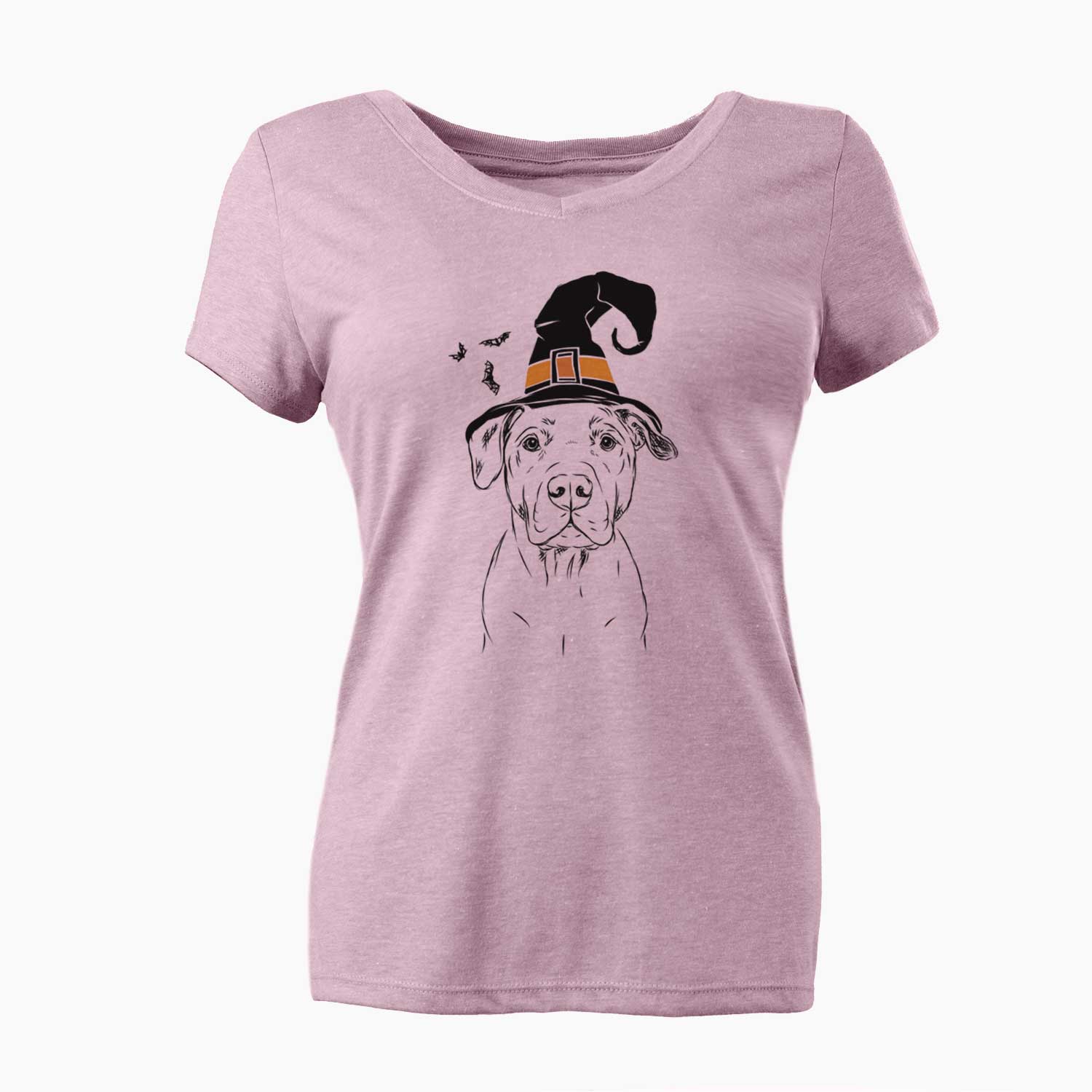 Witch Kadin the Pitbull - Women's V-neck Shirt