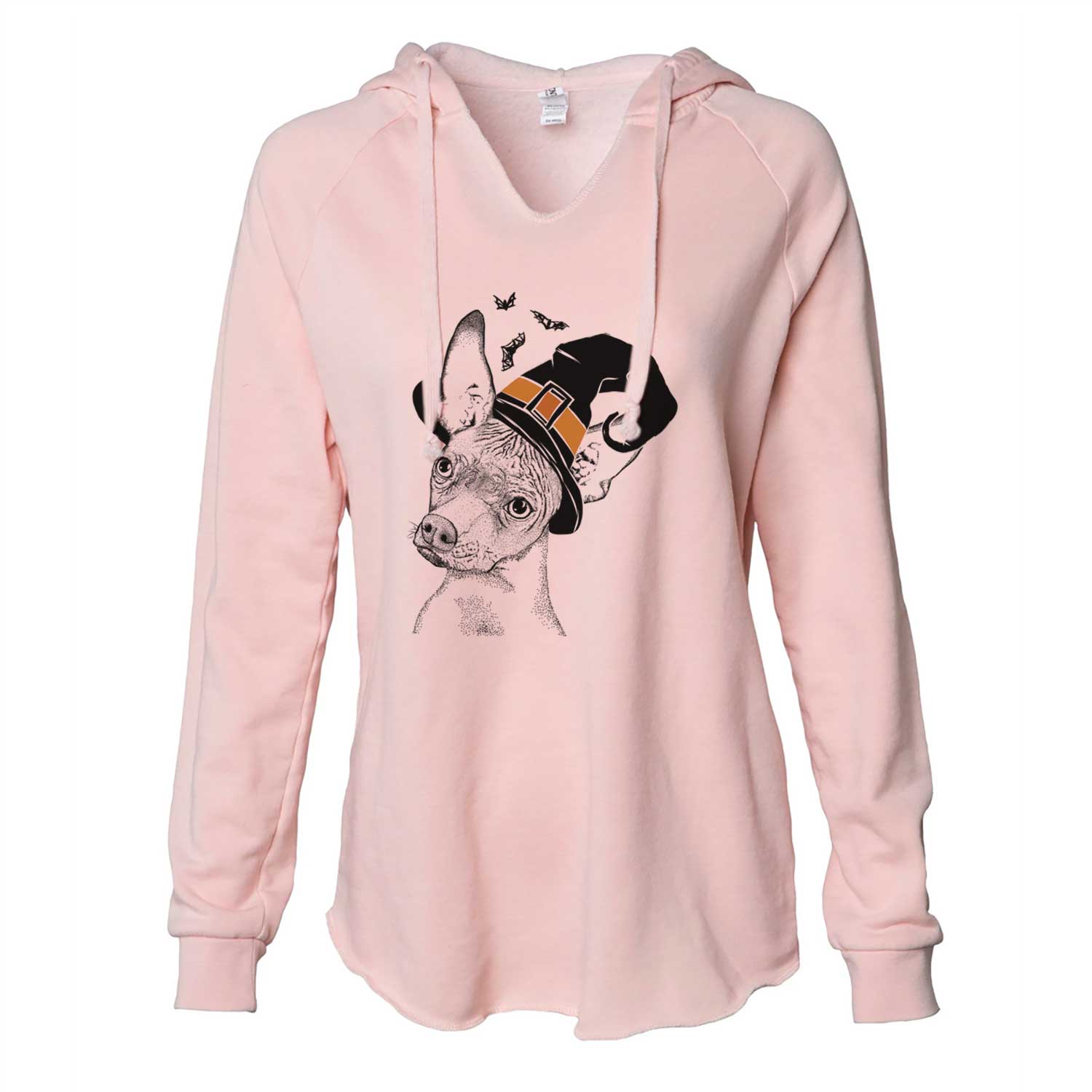 Witch Kahlo the Xoloitzcuintli - Cali Wave Hooded Sweatshirt