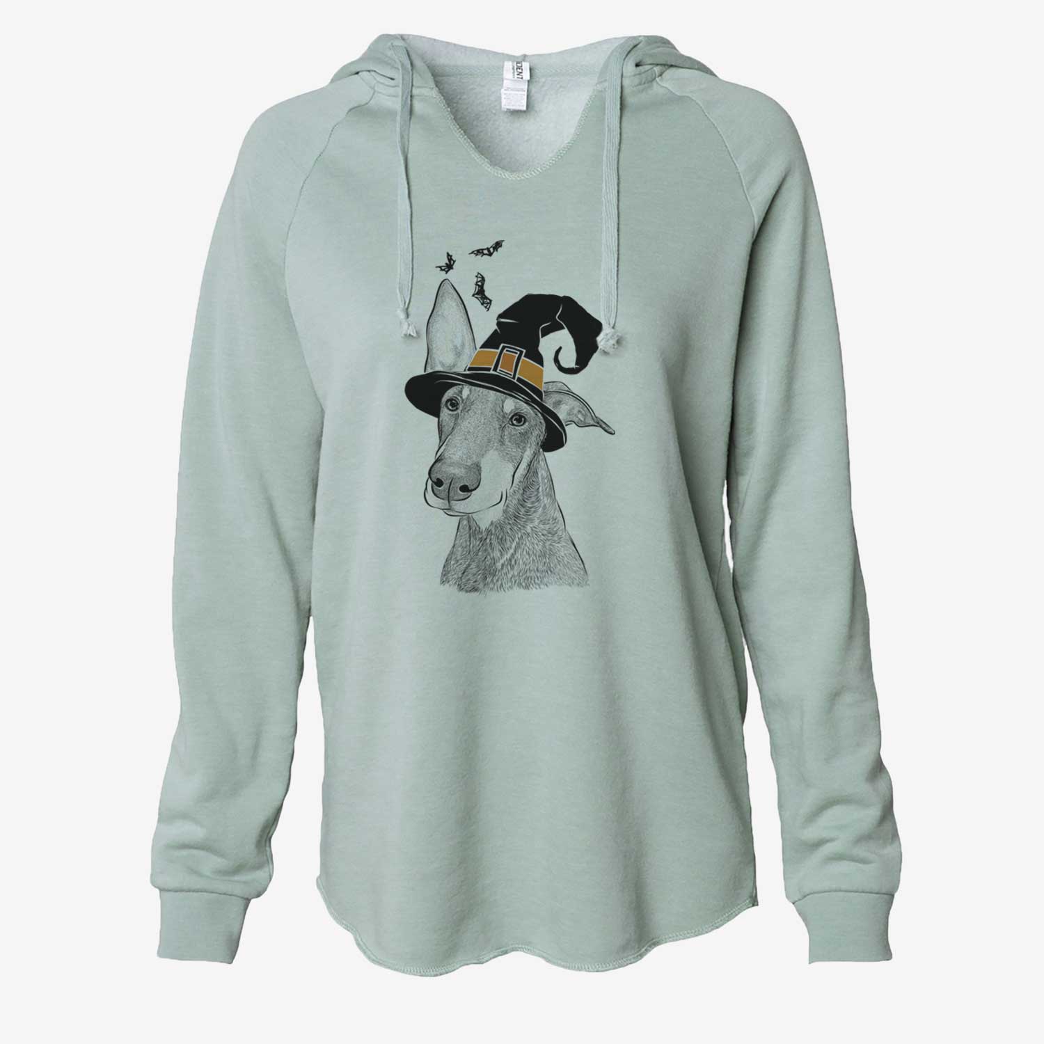 Witch Kain the Doberman Pinscher - Cali Wave Hooded Sweatshirt