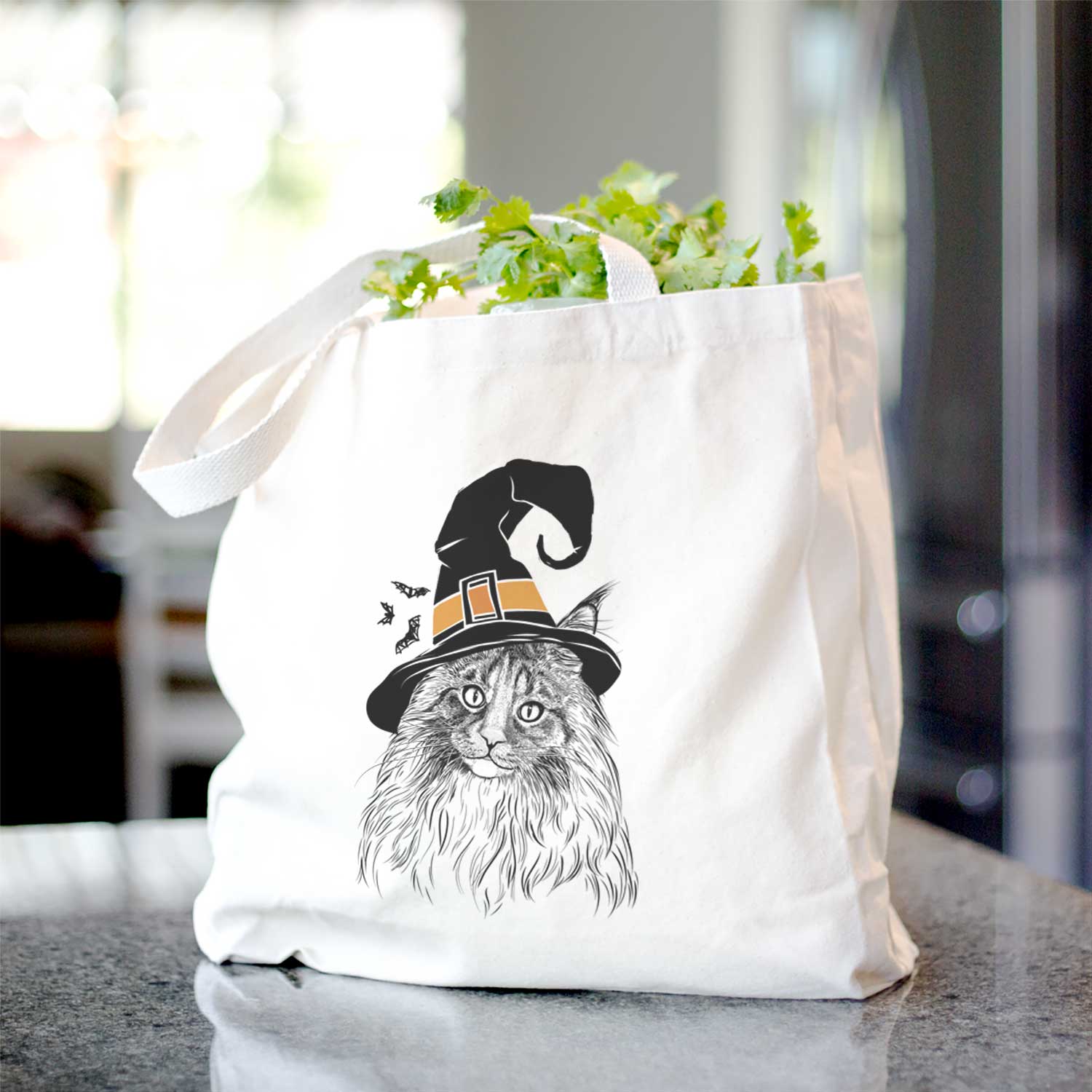 Kiki the Maine Coon Cat - Tote Bag