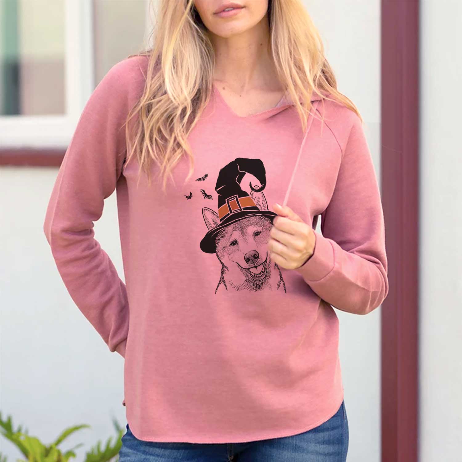 Witch Koby the Shiba Inu - Cali Wave Hooded Sweatshirt