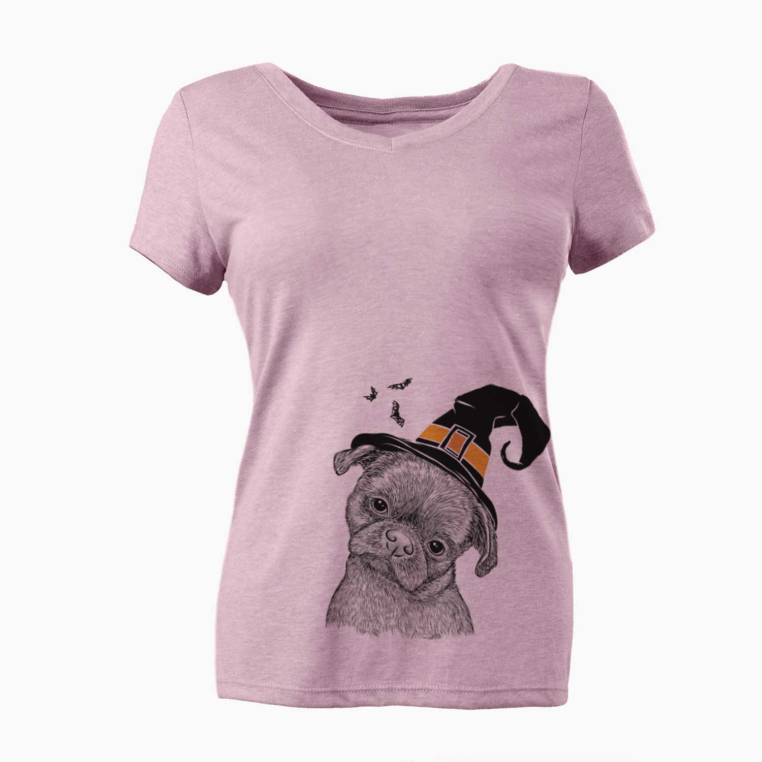 Witch Koko the Shih Tzu - Women's V-neck Shirt