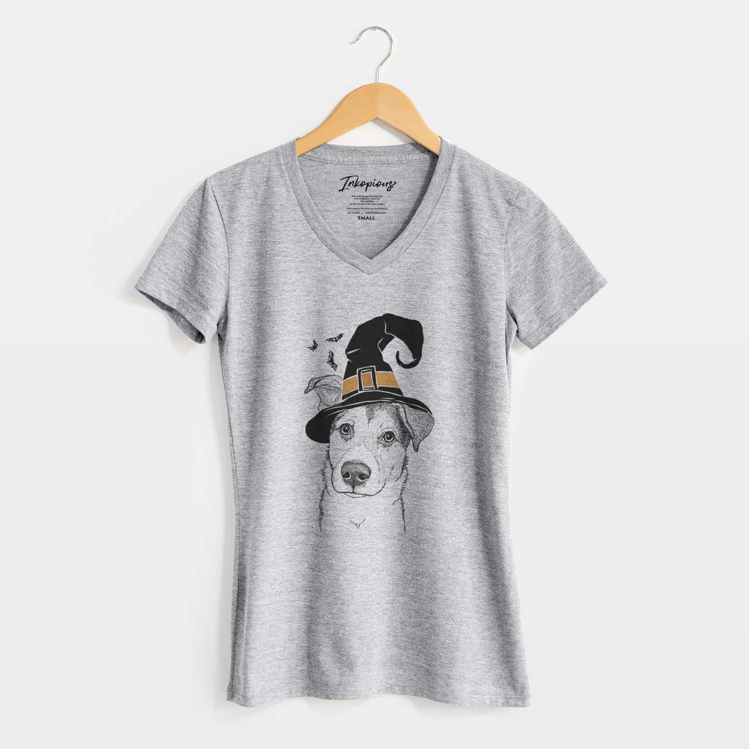 Witch Leia the Mixed Breed - Women's V-neck Shirt