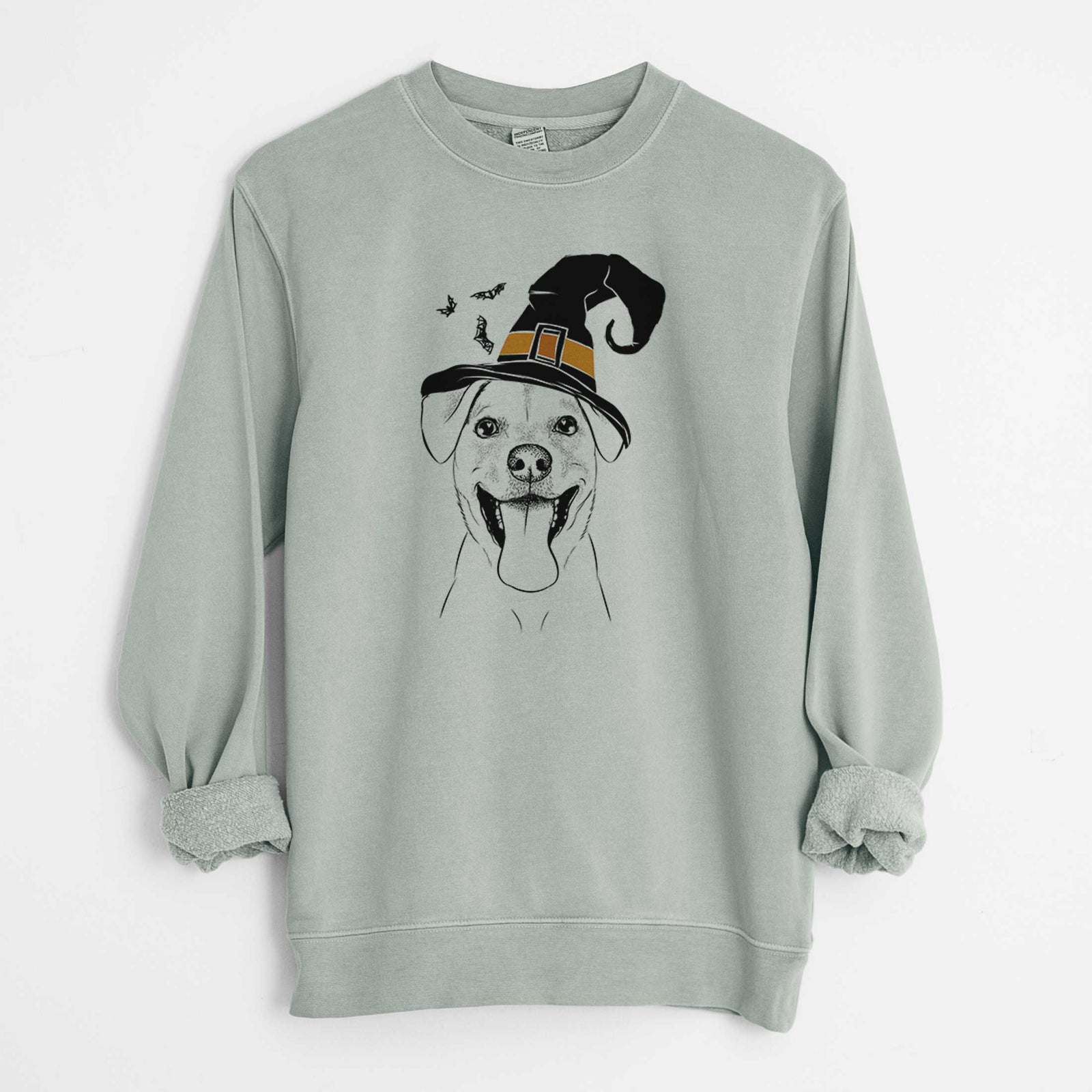 Witch Lily Estelle the Mixed Breed - Unisex Pigment Dyed Crew Sweatshirt