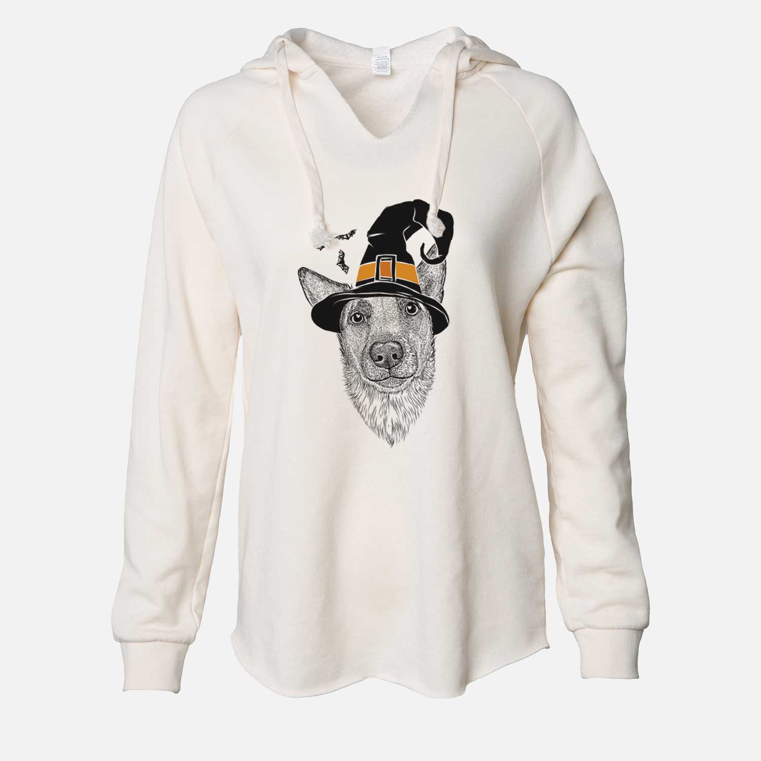 Witch Luna the Shepherd Mix - Cali Wave Hooded Sweatshirt