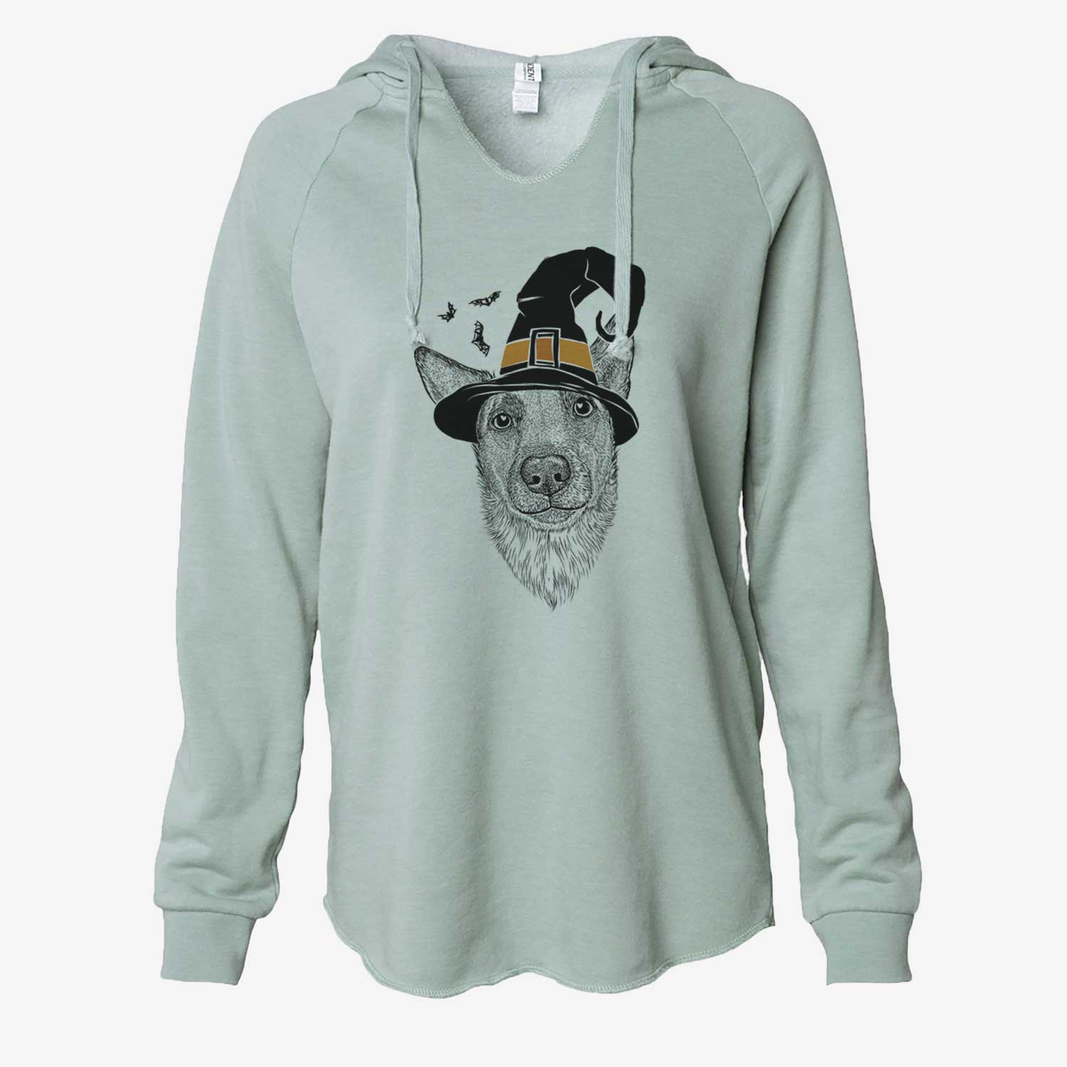 Witch Luna the Shepherd Mix - Cali Wave Hooded Sweatshirt