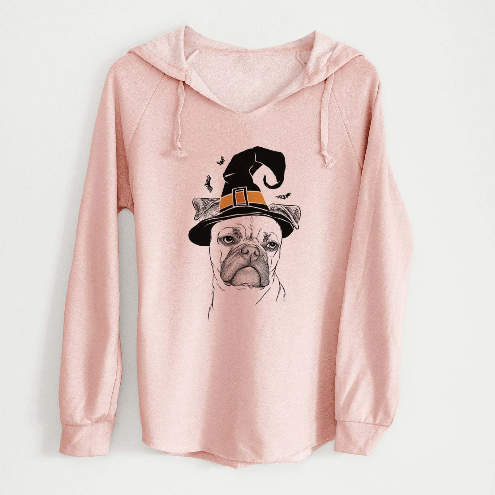 Witch Mack the Bugg (Boston Terrier/Pug) - Cali Wave Hooded Sweatshirt