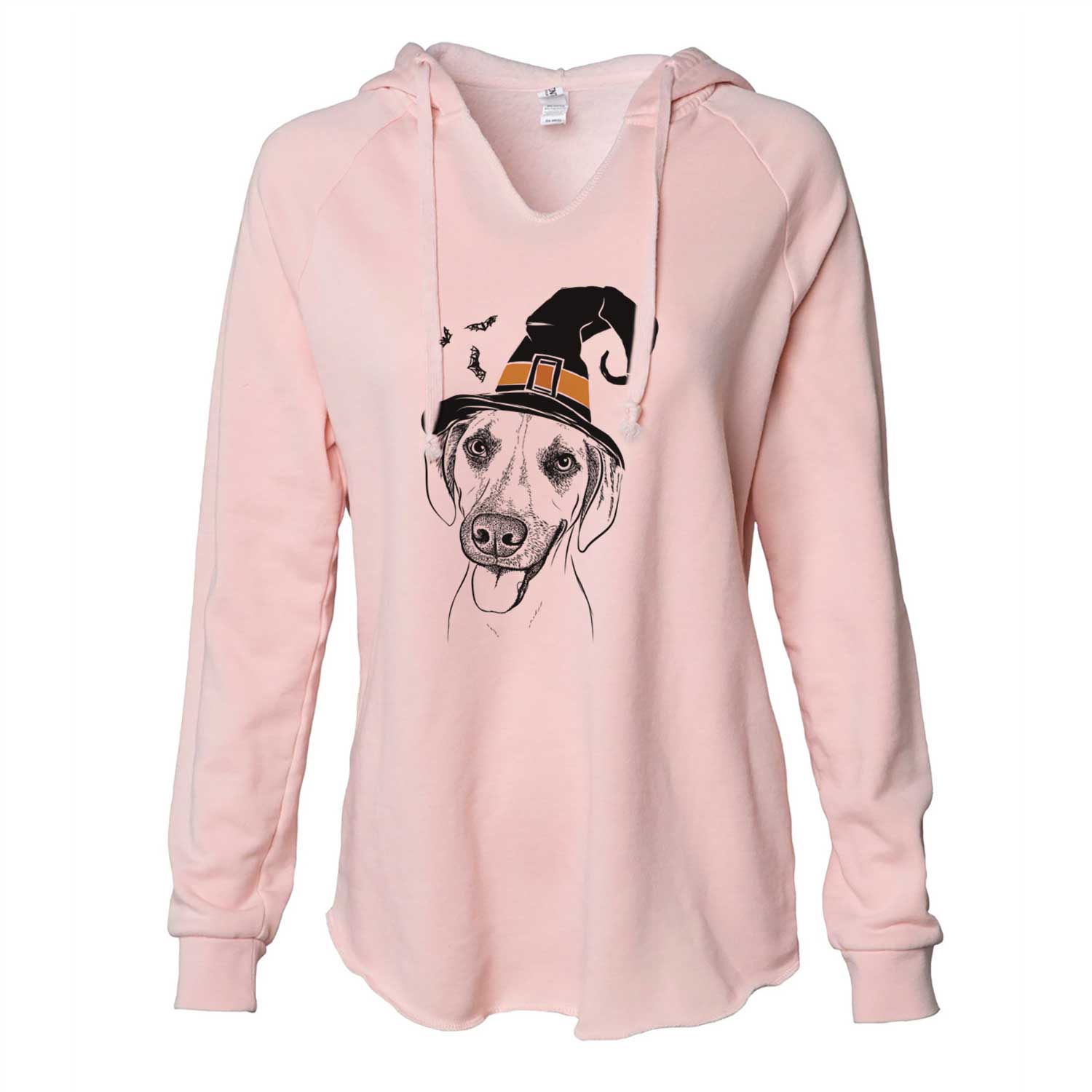 Witch Malia the American Foxhound Mix - Cali Wave Hooded Sweatshirt